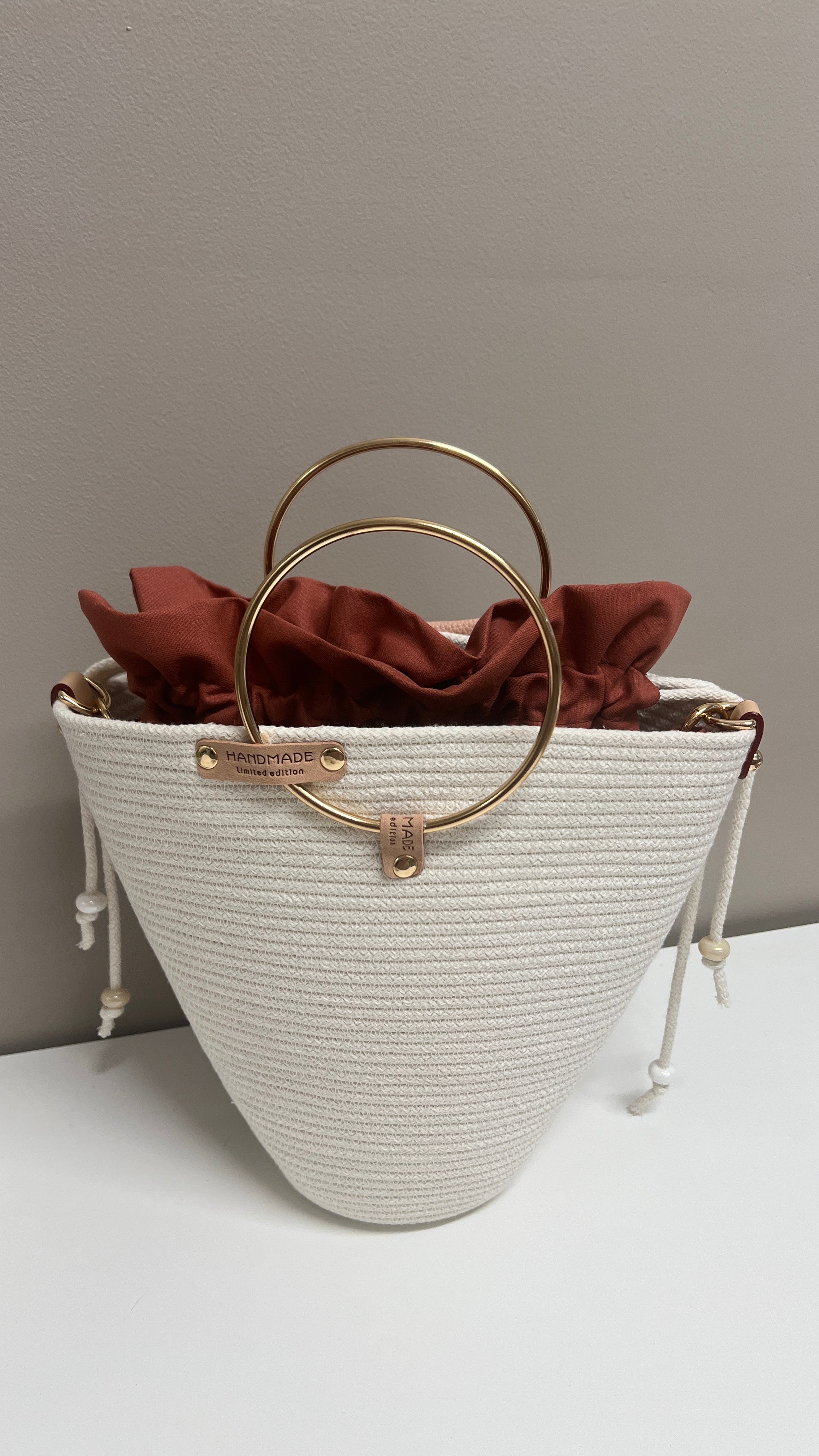 Golden Ring Rope Bag