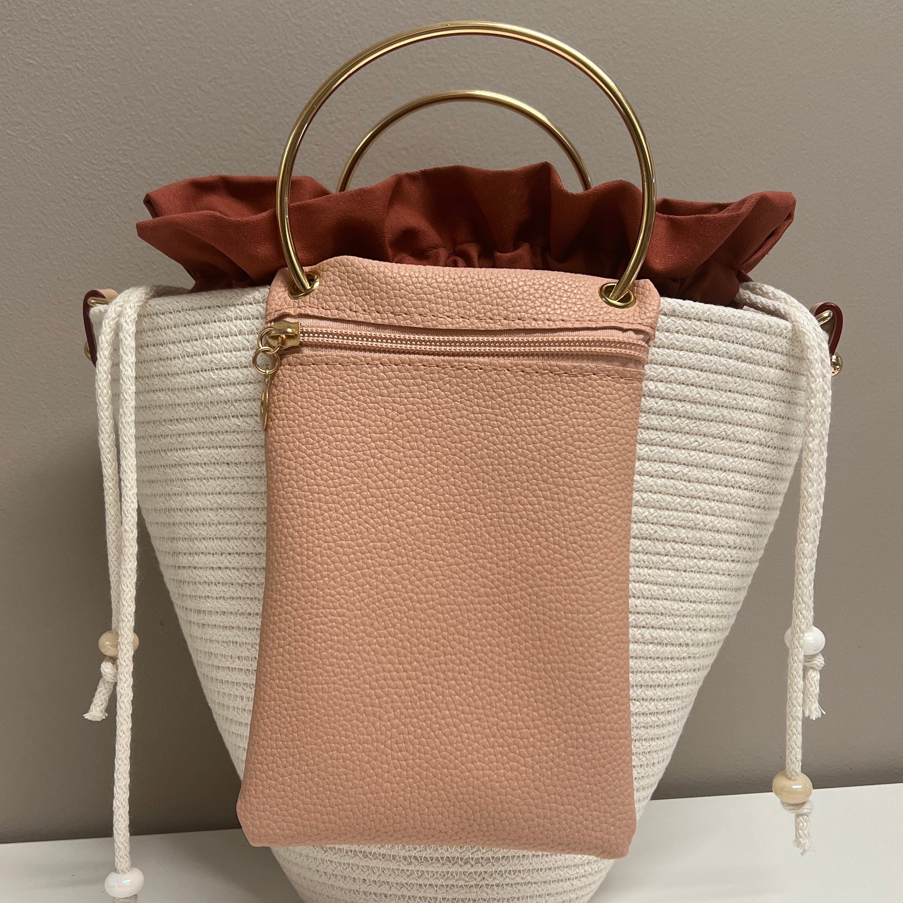 Golden Ring Rope Bag