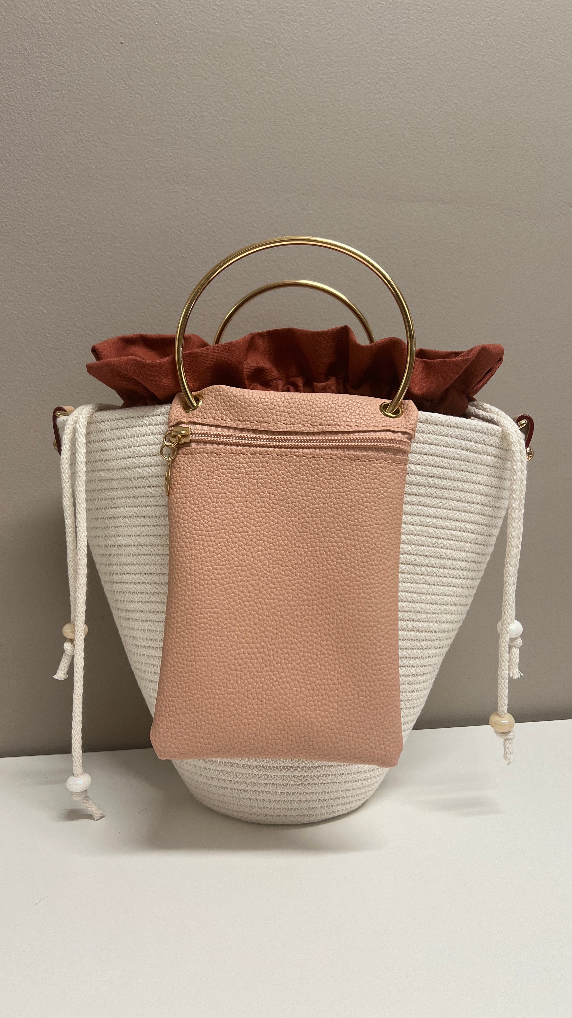 Golden Ring Rope Bag