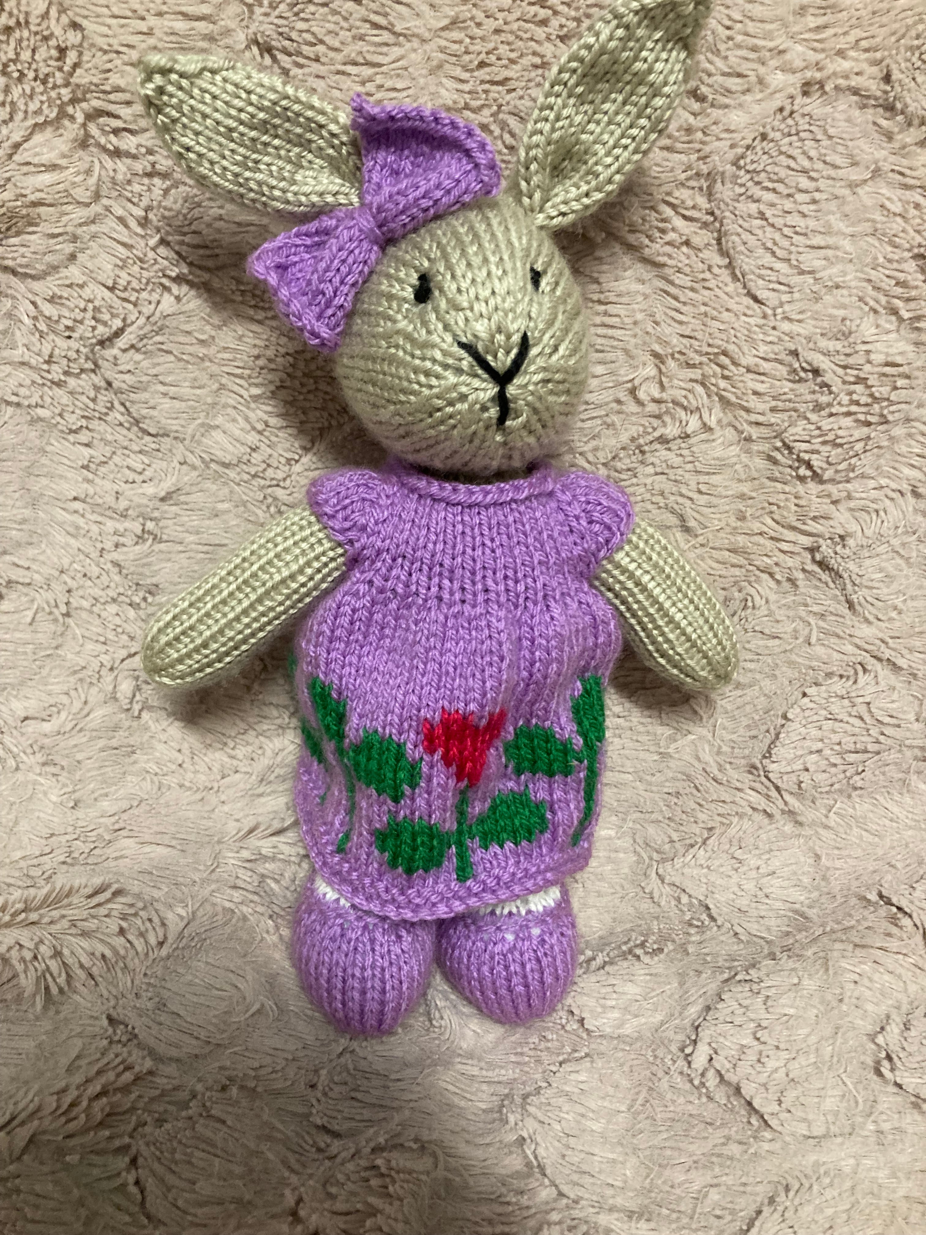 Gabrielle Hand Knit Bunny