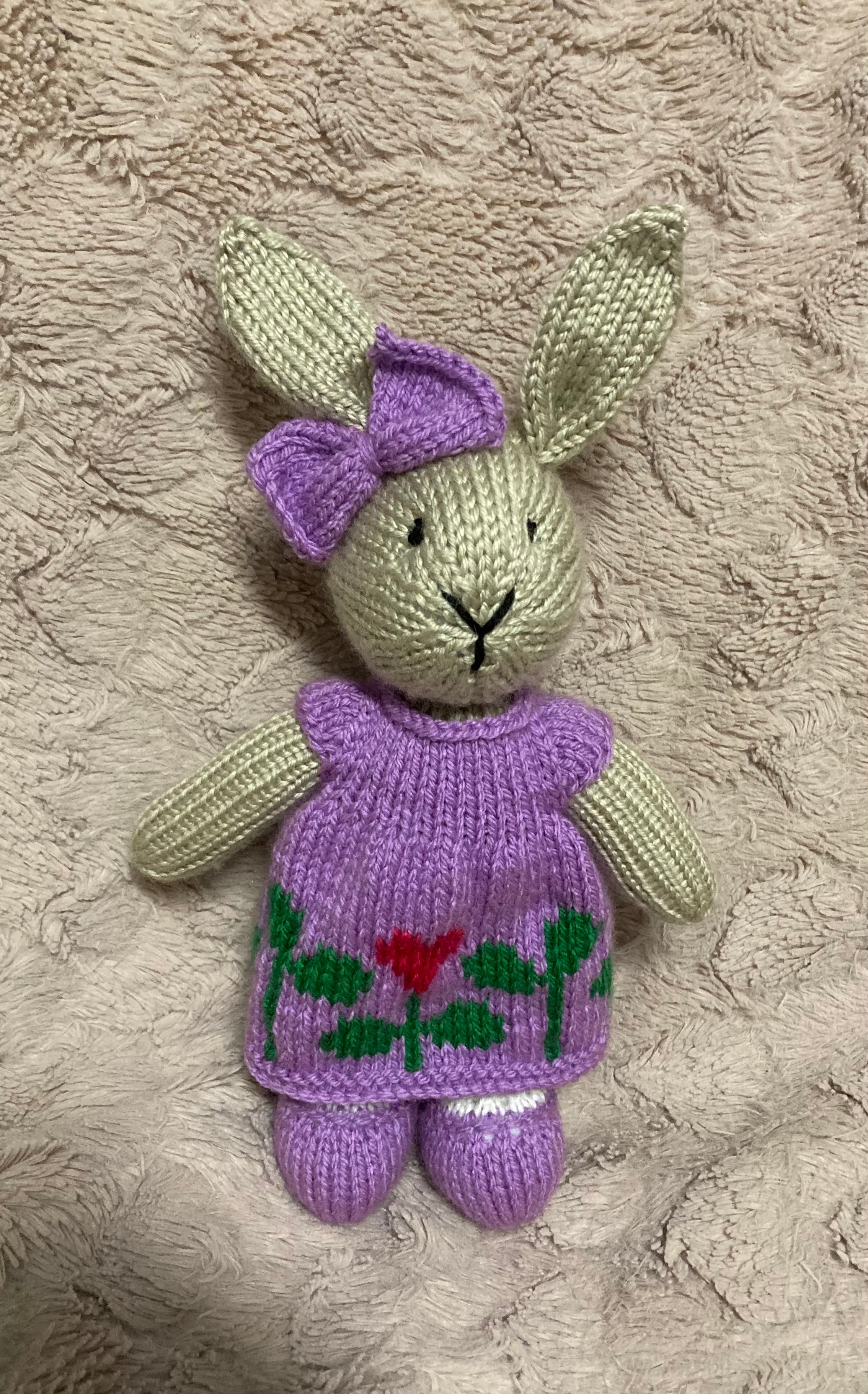 Gabrielle Hand Knit Bunny