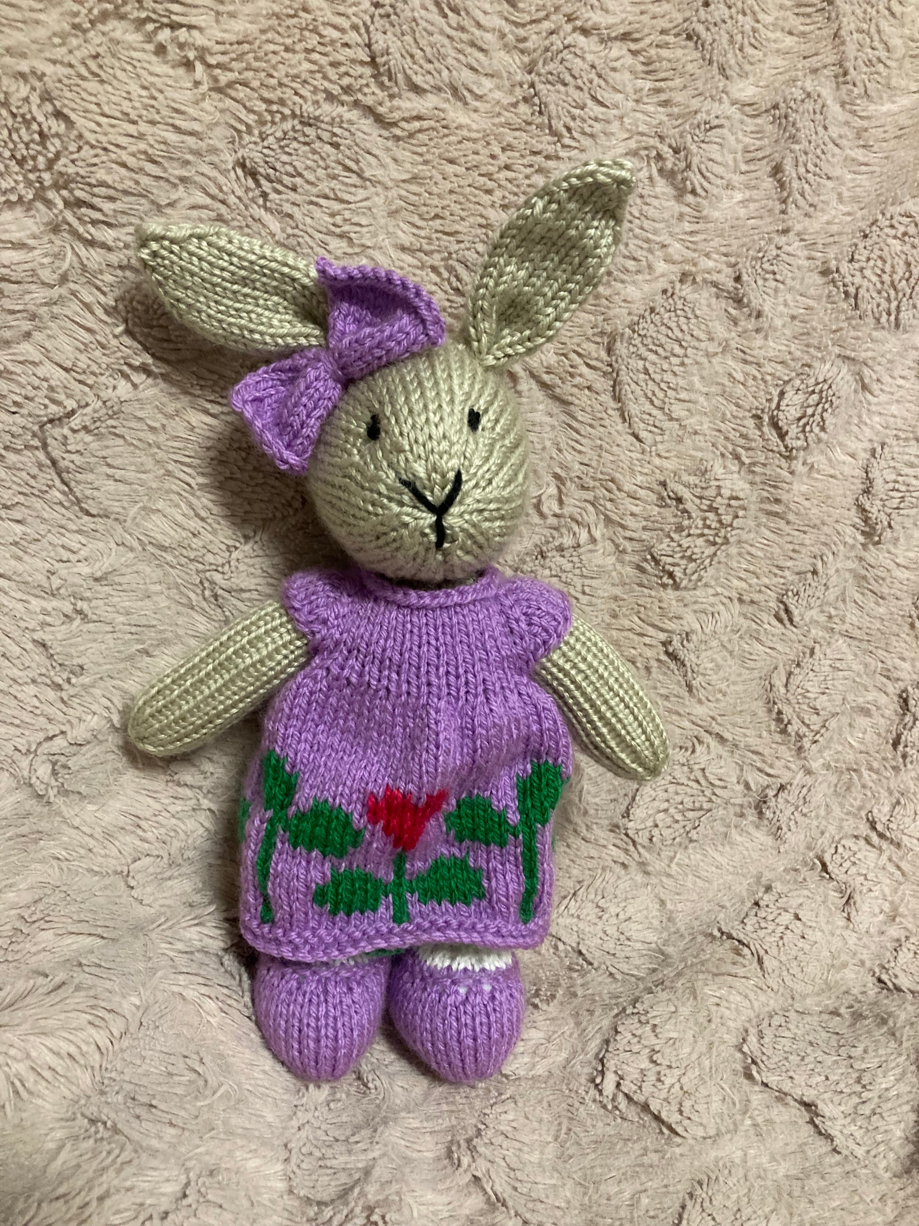 Gabrielle Hand Knit Bunny
