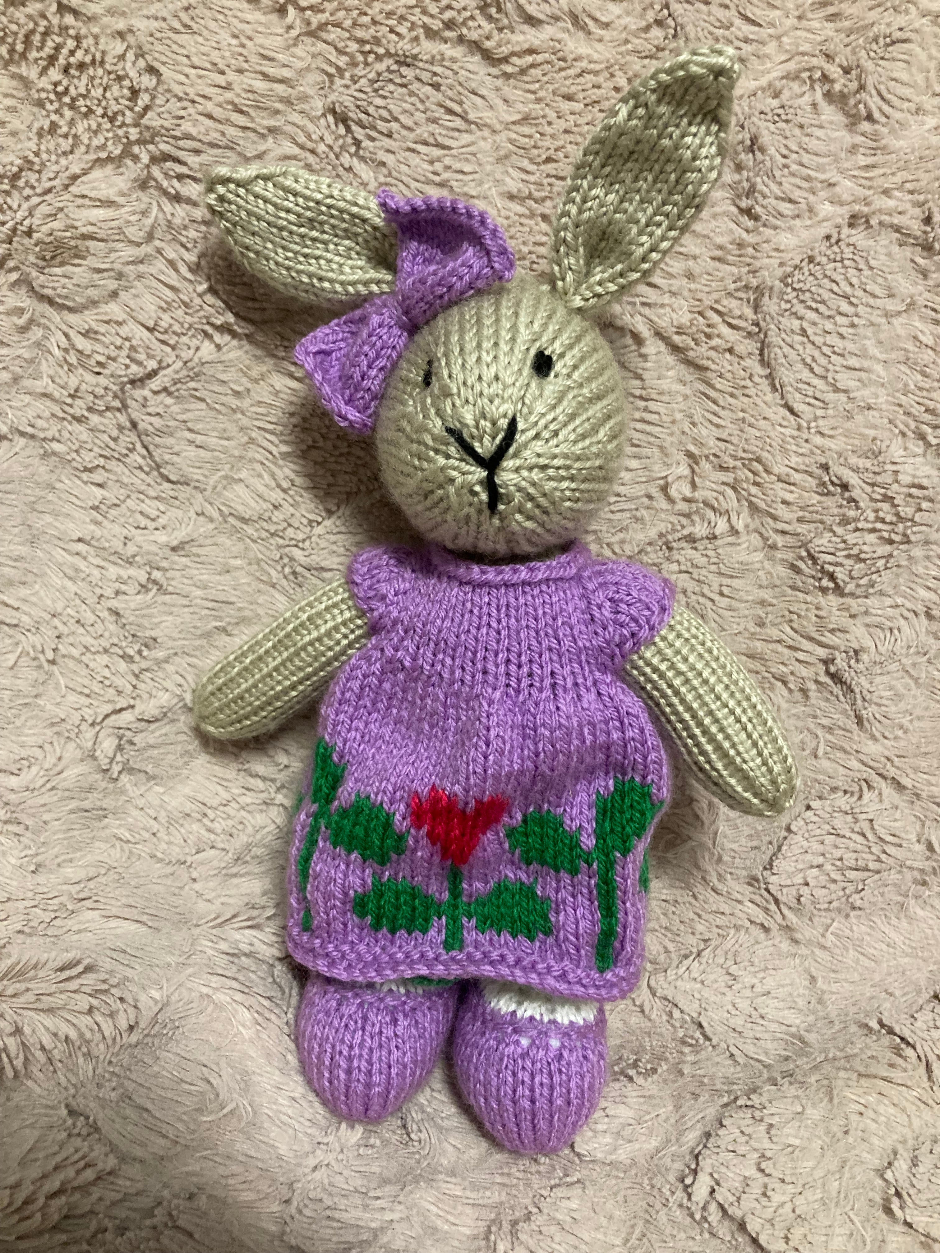 Gabrielle Hand Knit Bunny