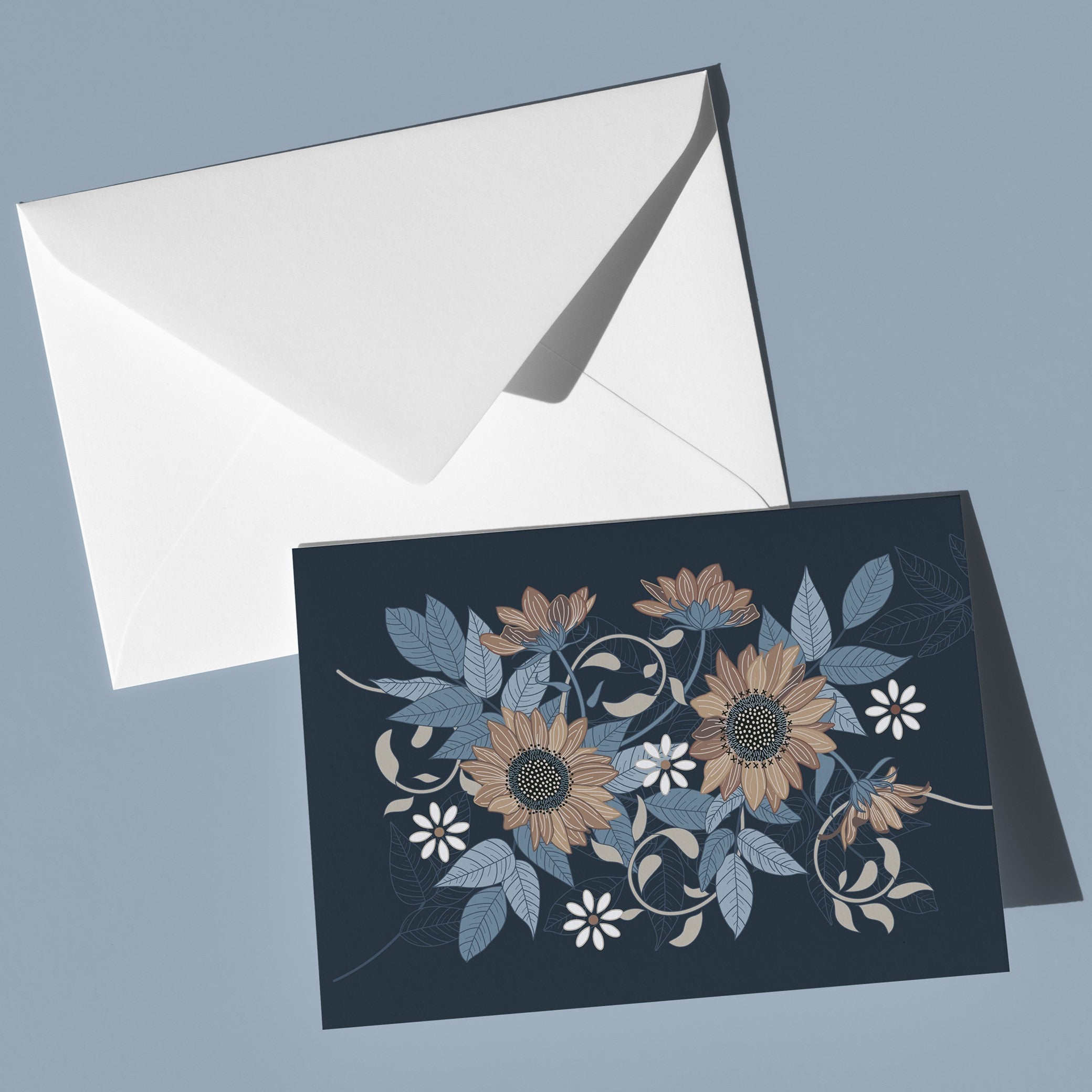 Sunflower Blank Greeting Card