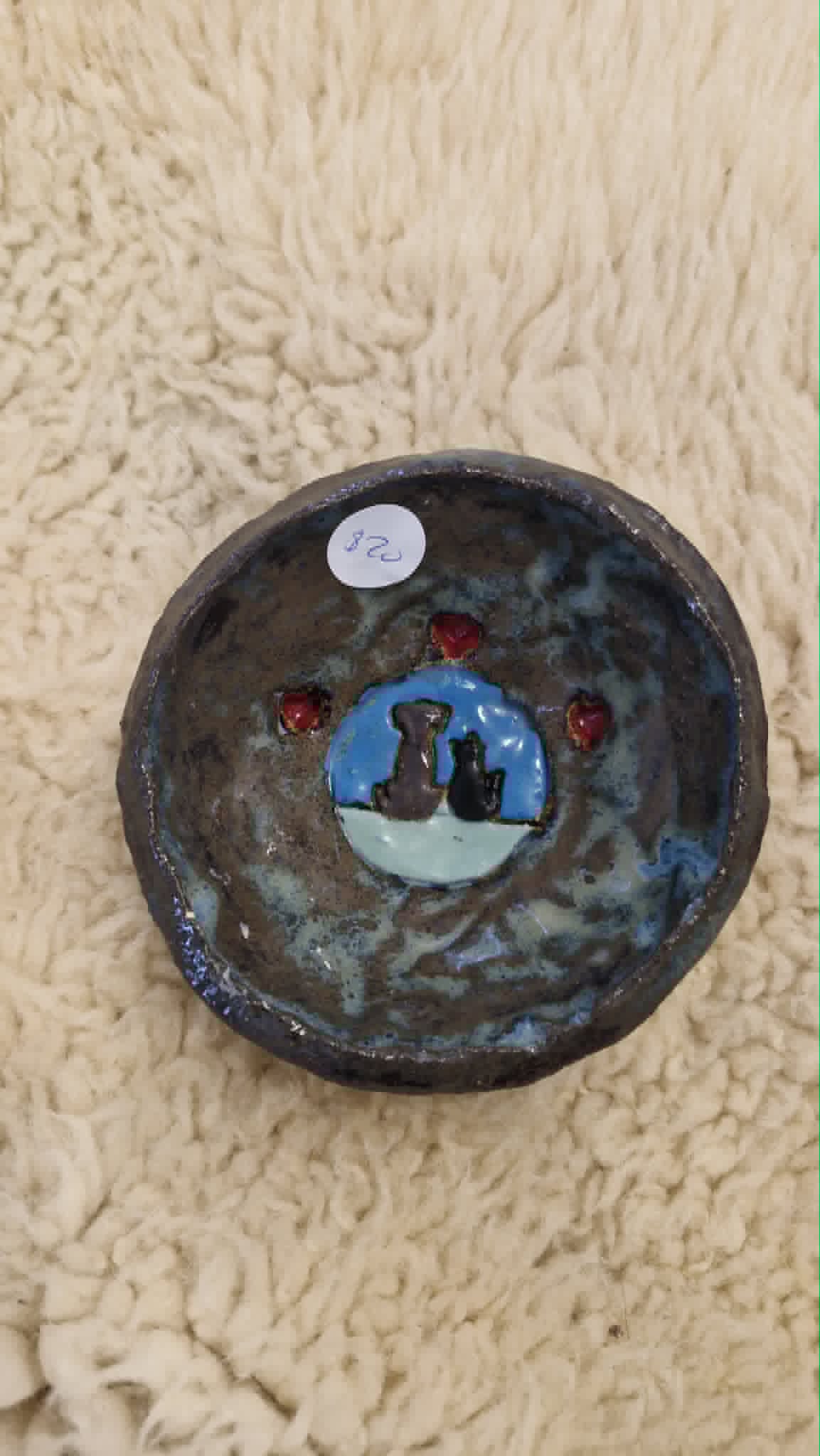 Cat and Dog Small Trinket Dish