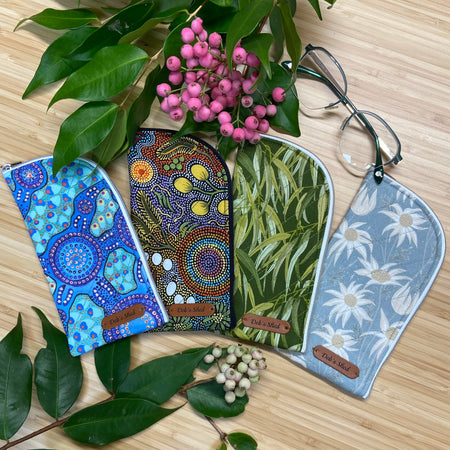 Glasses Case - Australian Themed Fabric 2