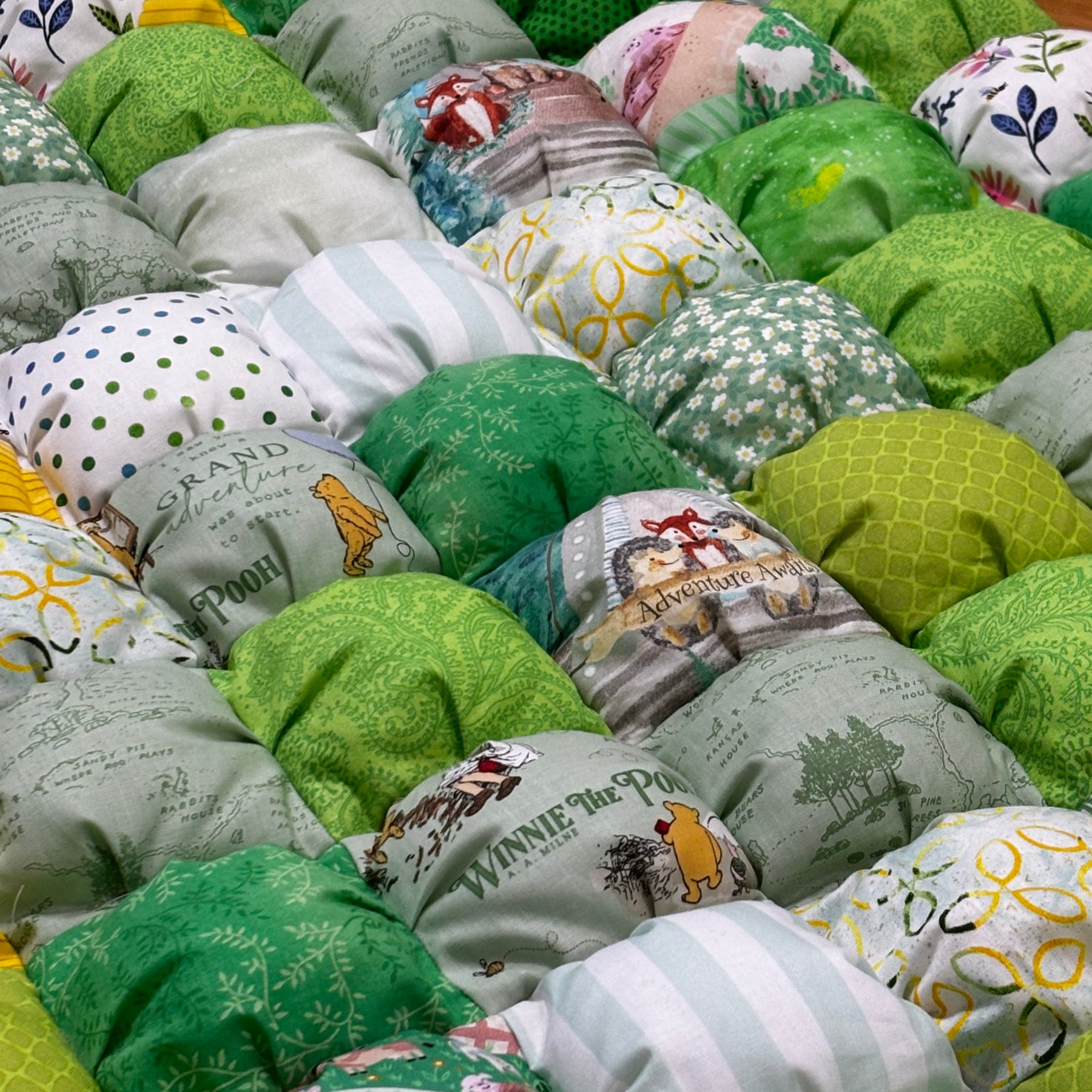 Handmade Puff Quilt & Play Mat