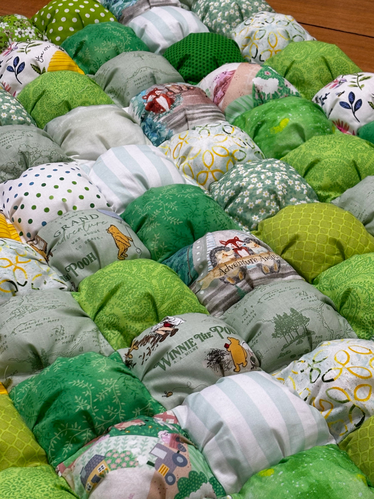 Handmade Puff Quilt & Play Mat