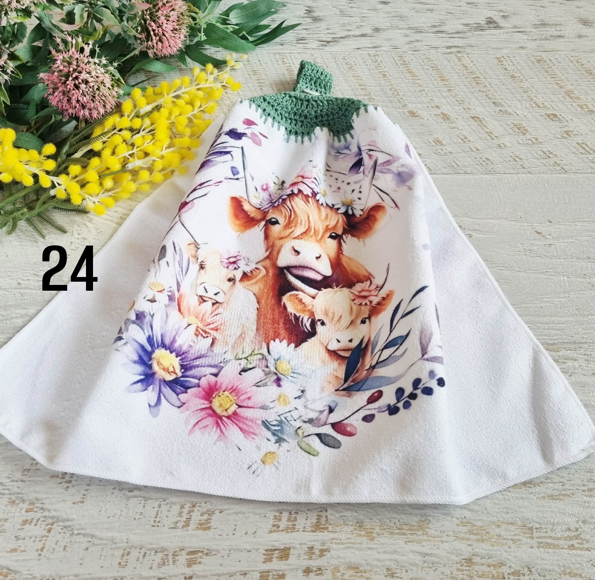 Kitchen Hand Towel | Hanging | Polyester Microfibre | SINGLE LAYER | 9 Styles - 19 - 27