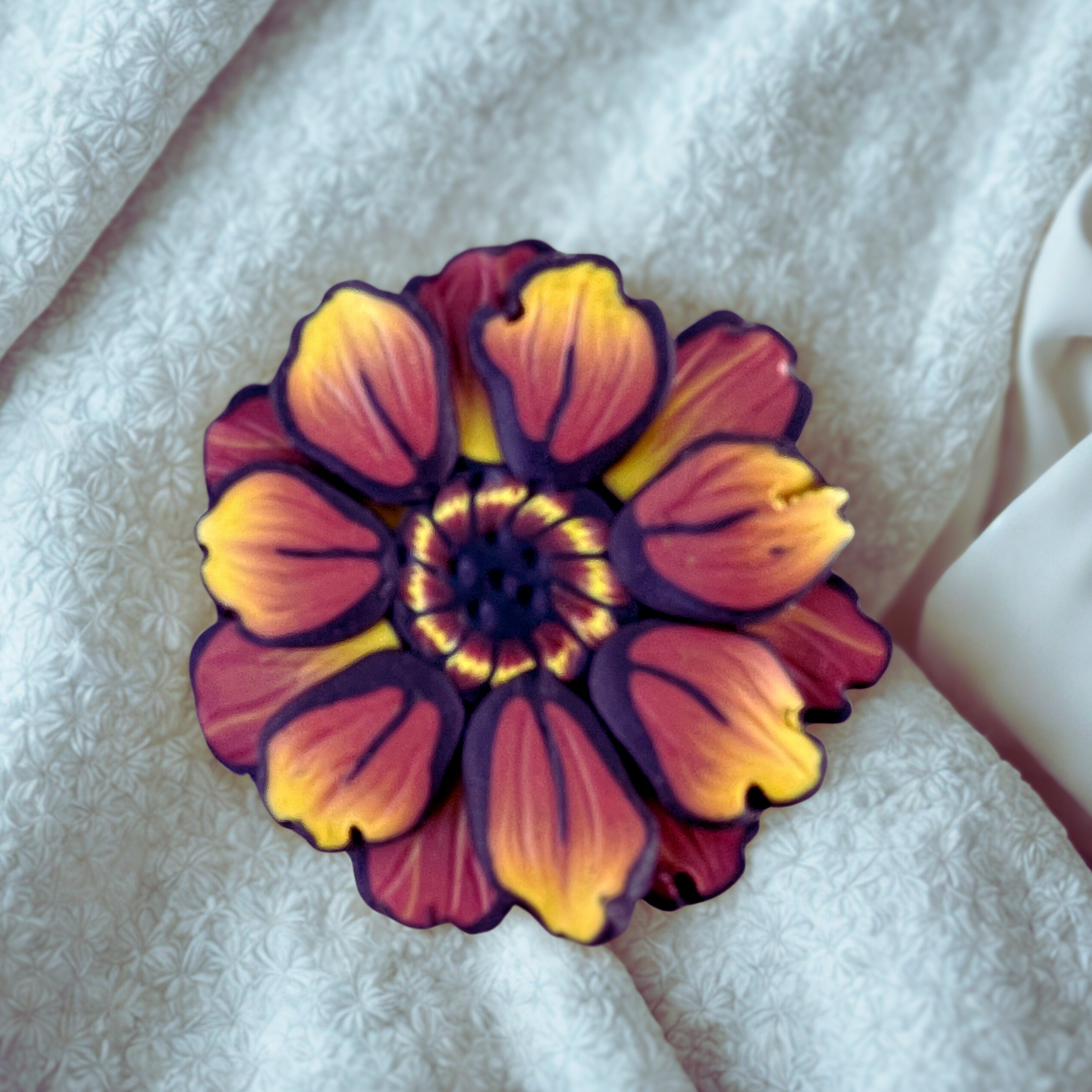 Double Sunflower Pin/Brooch