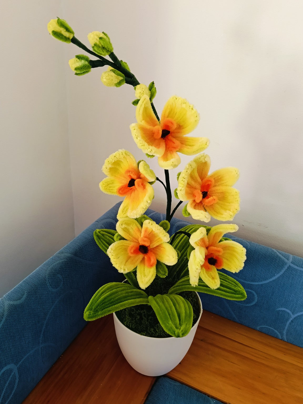 Everlasting Orchid Pot 🌸 | Orchid Flower Arrangement | Home Décor & Gift