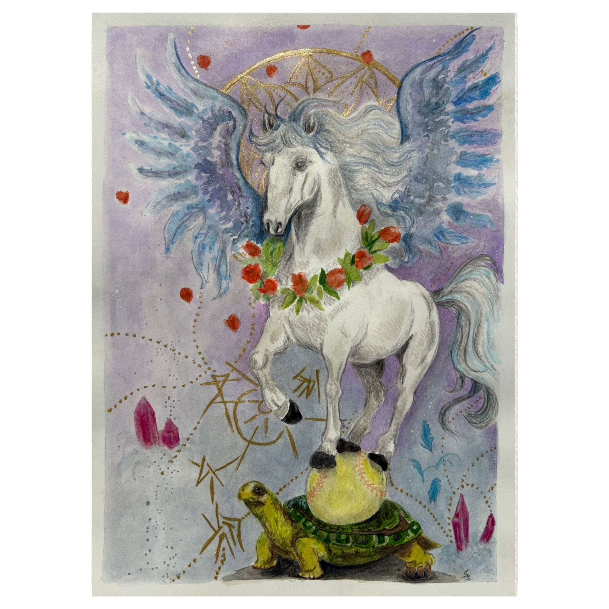 Intuitive Portrait Artwork - Sacred Vision Original Art