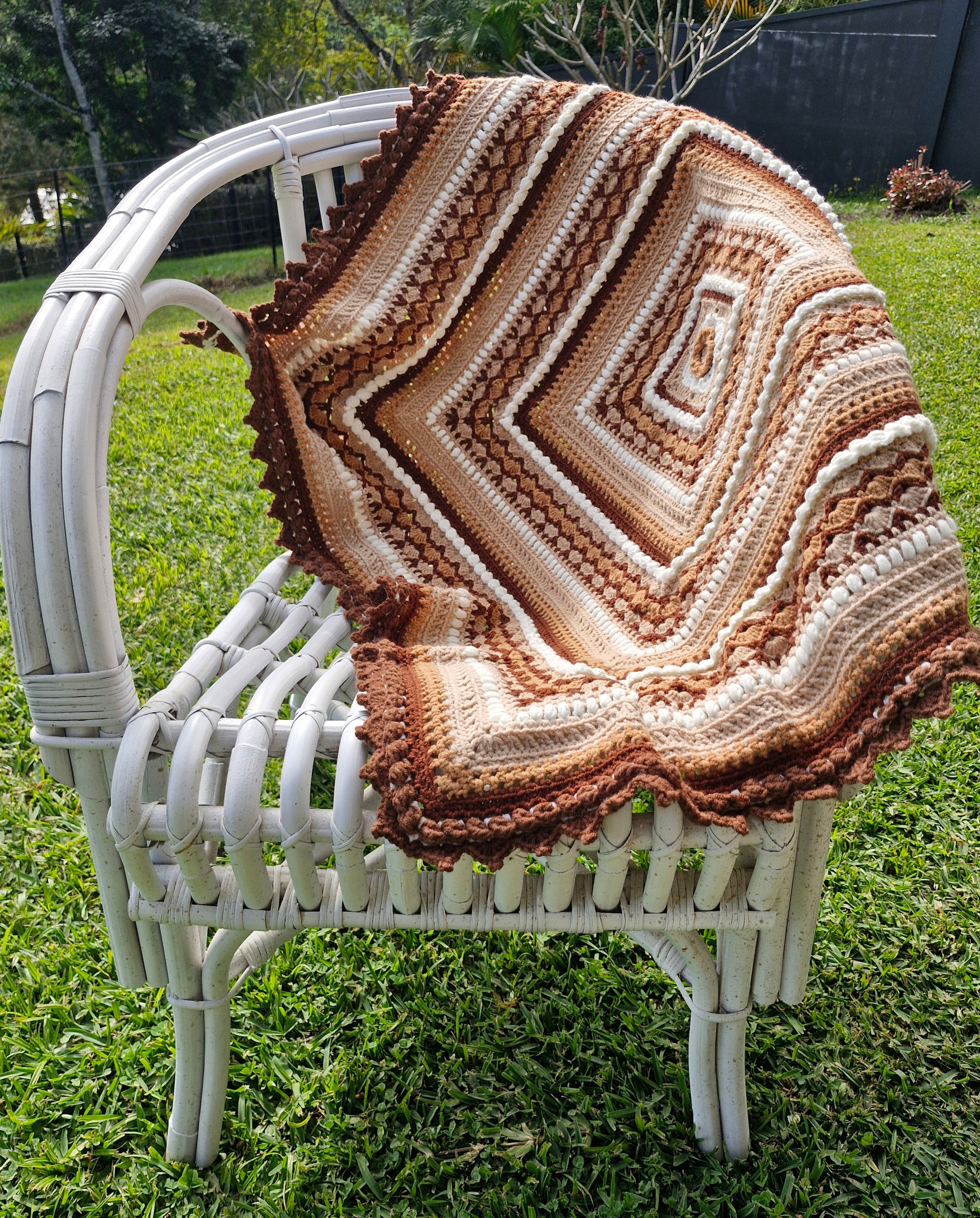 Lovely little choc snuggle blanket