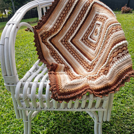 Lovely little chocolate snuggle blanket