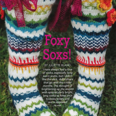 Knitted Funky knit KNEE SOCKS