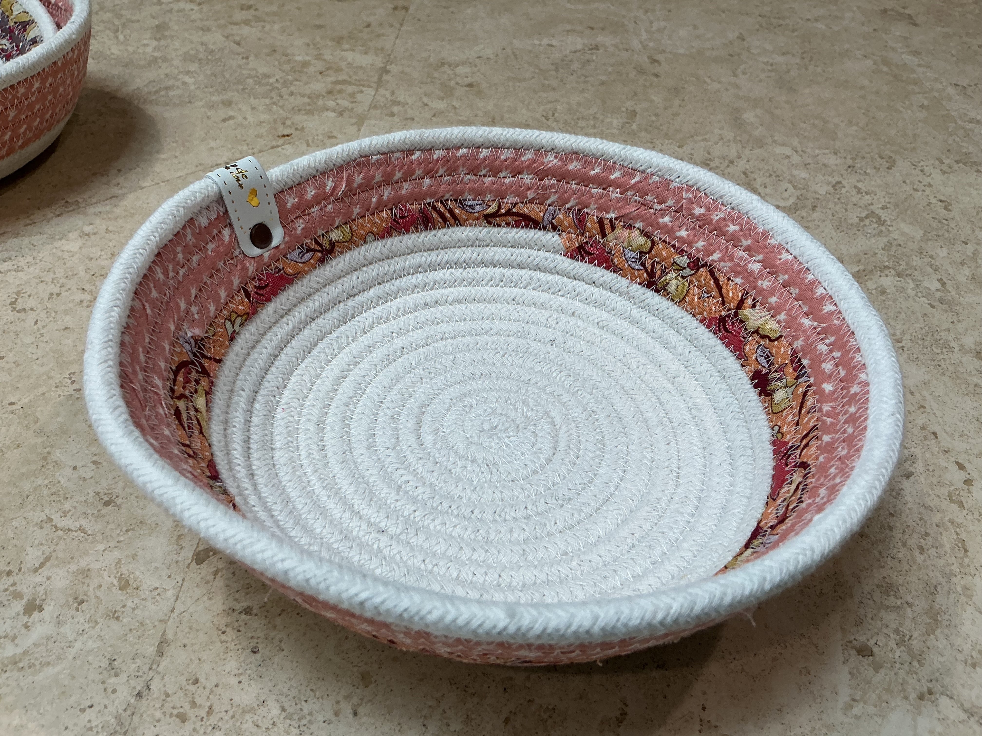(Copy) key storage baskets, cotton rope
