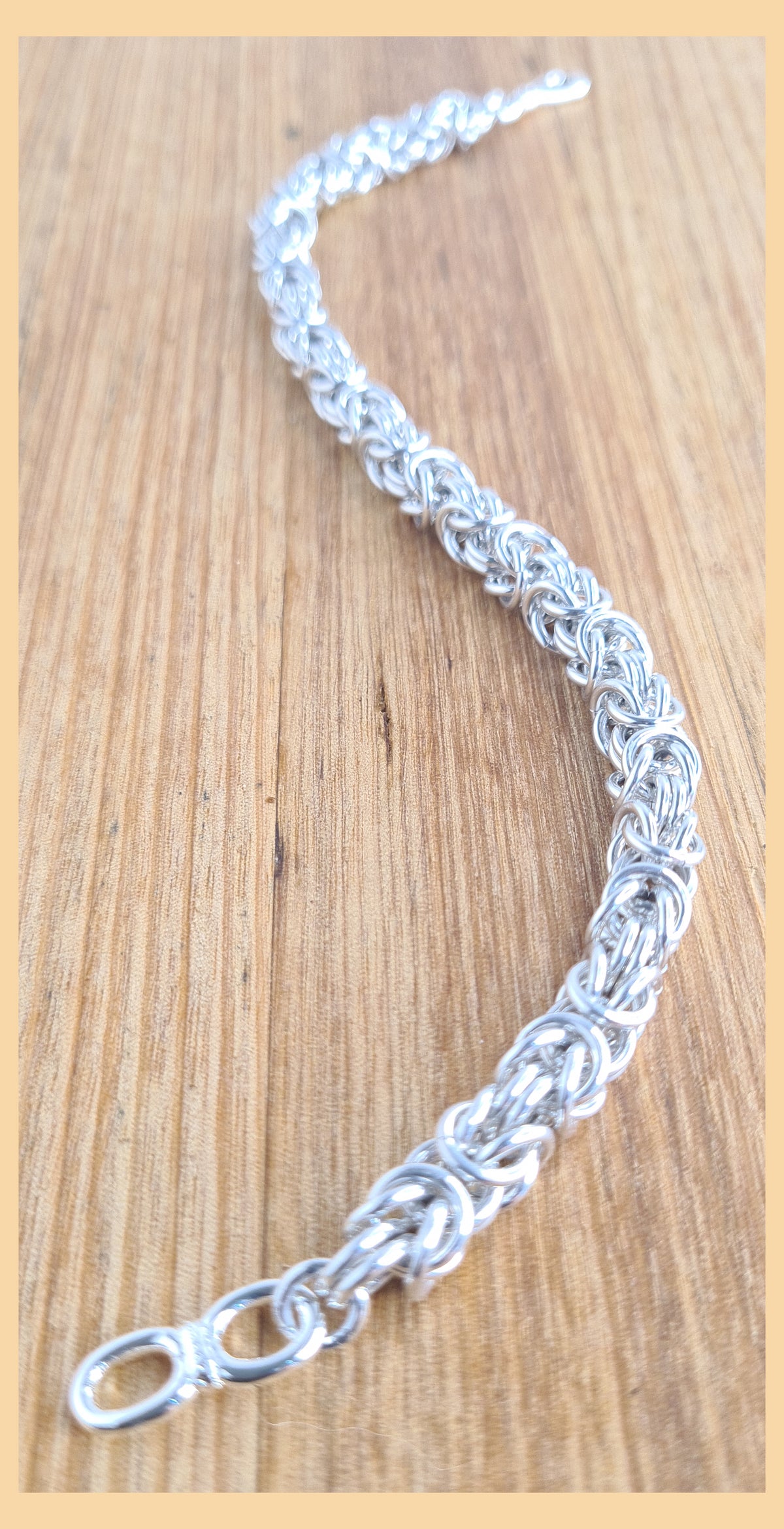 Chainmaille Byzantine Weave Bracelet