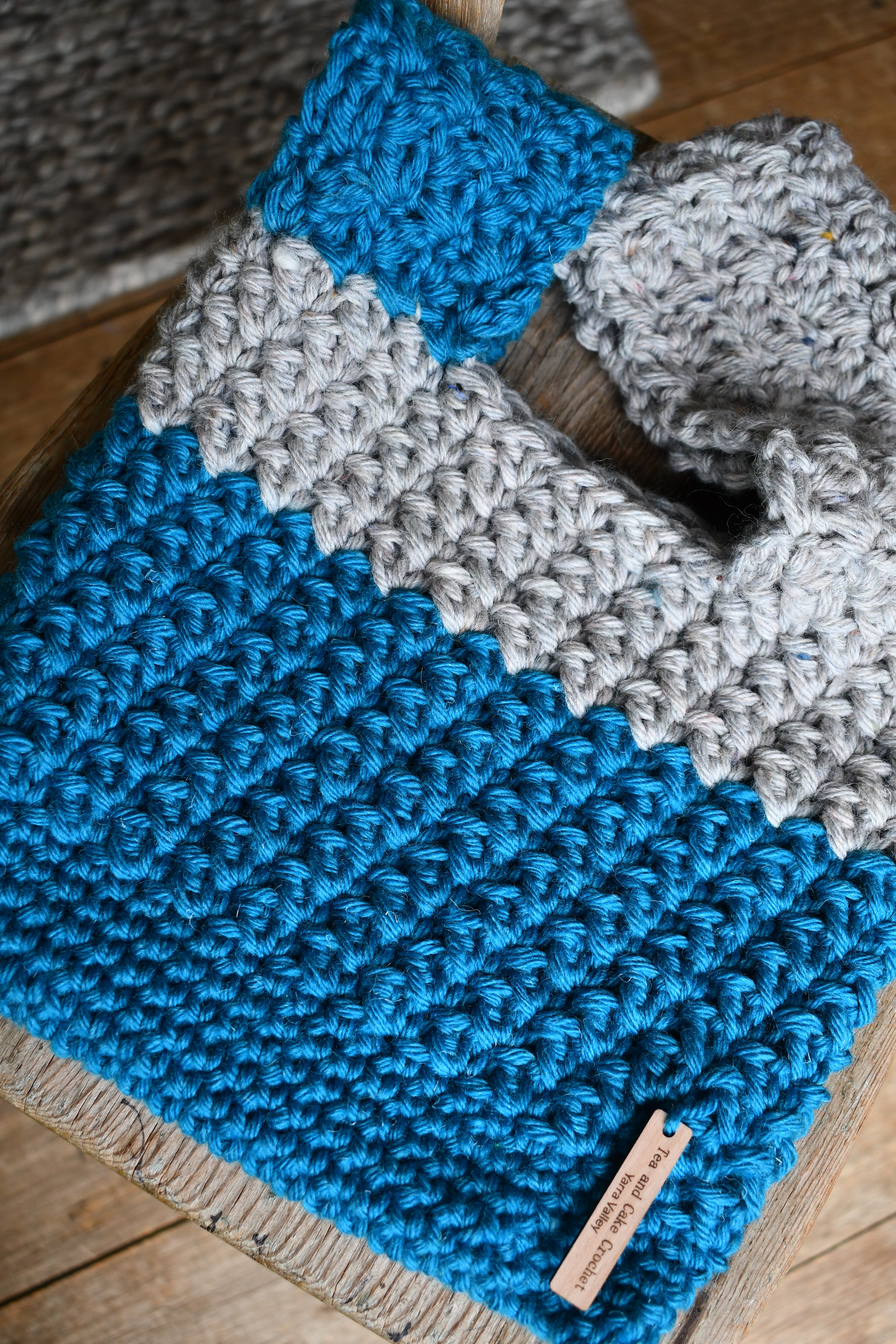 Japanese Knot Bag Unique Crochet Wrist Purse Handmade