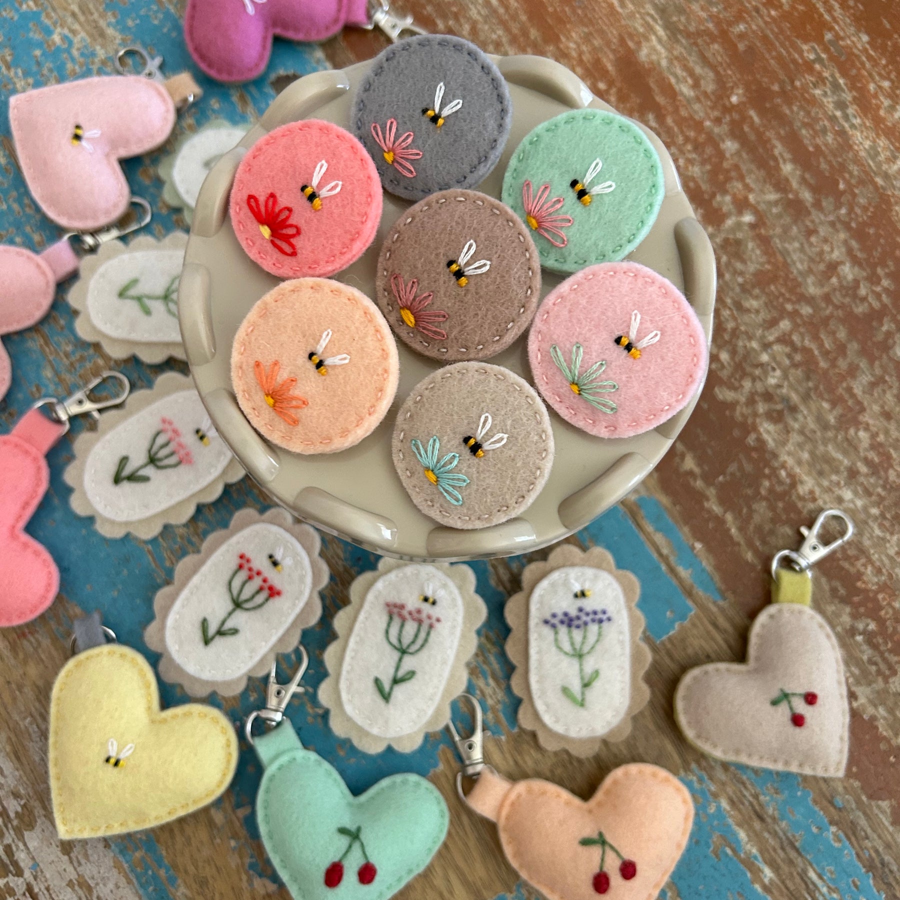 Choose any 2, brooches and keychains bundle