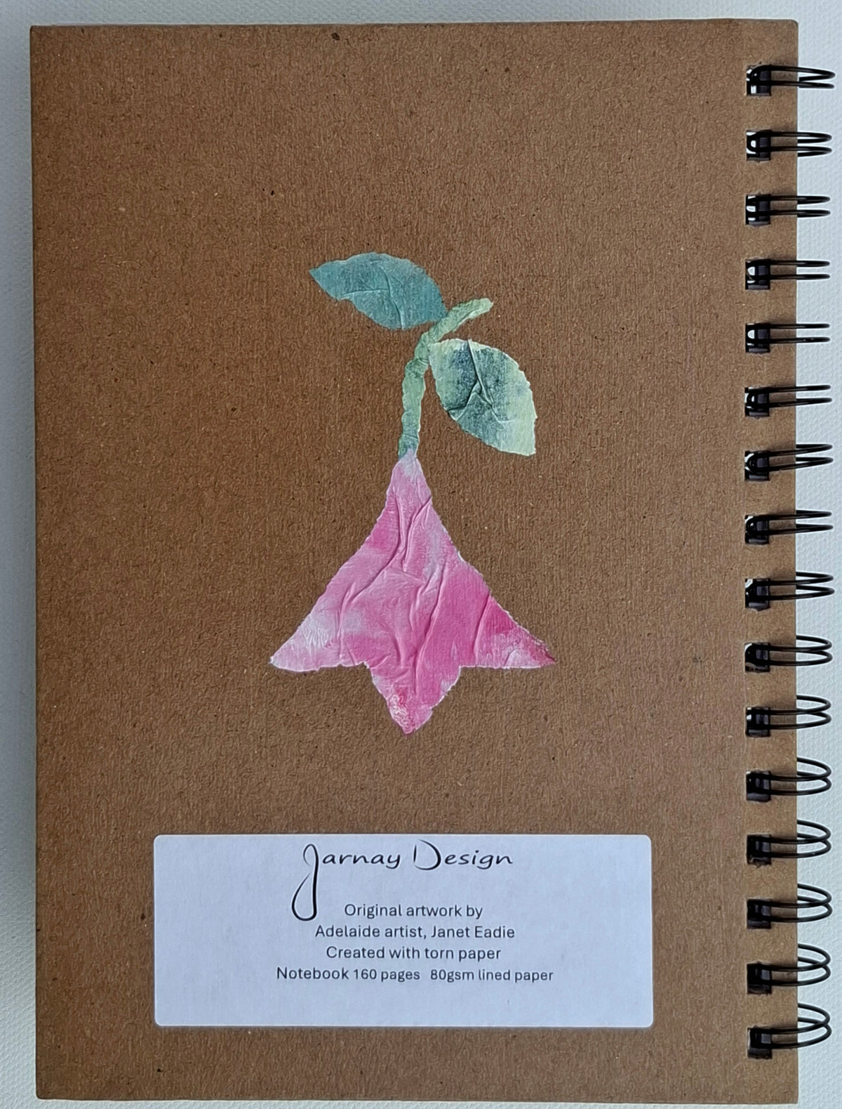 Hand Decorated A5 Notebook - Design 6