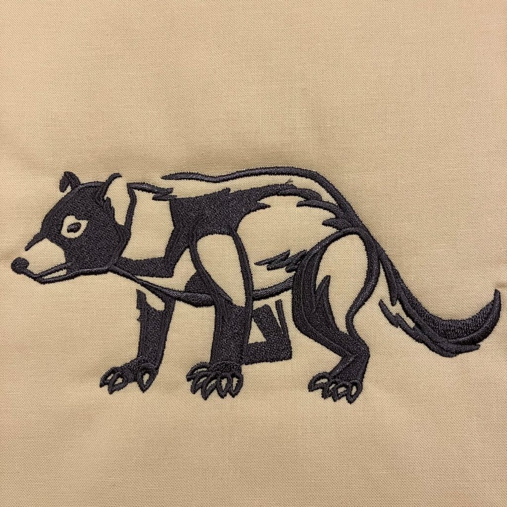 handmade Australian native quilted - platypus & tasmanian devil