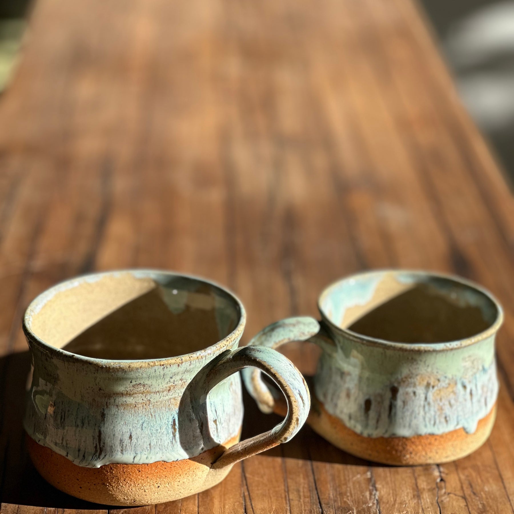 Coastal Mugs - Pair of Handmade Ceramic Mugs