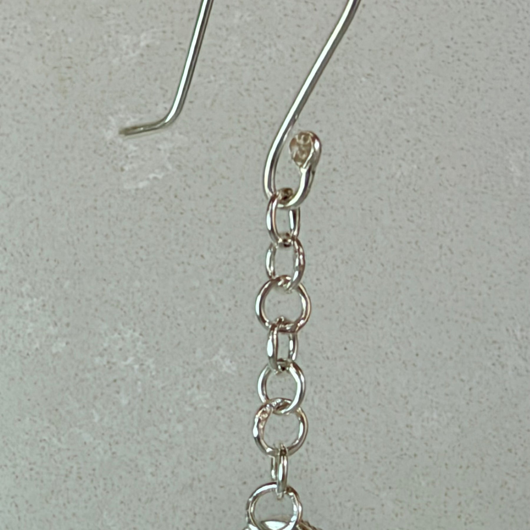 Labradorite Dew Drop Sterling Silver Earrings