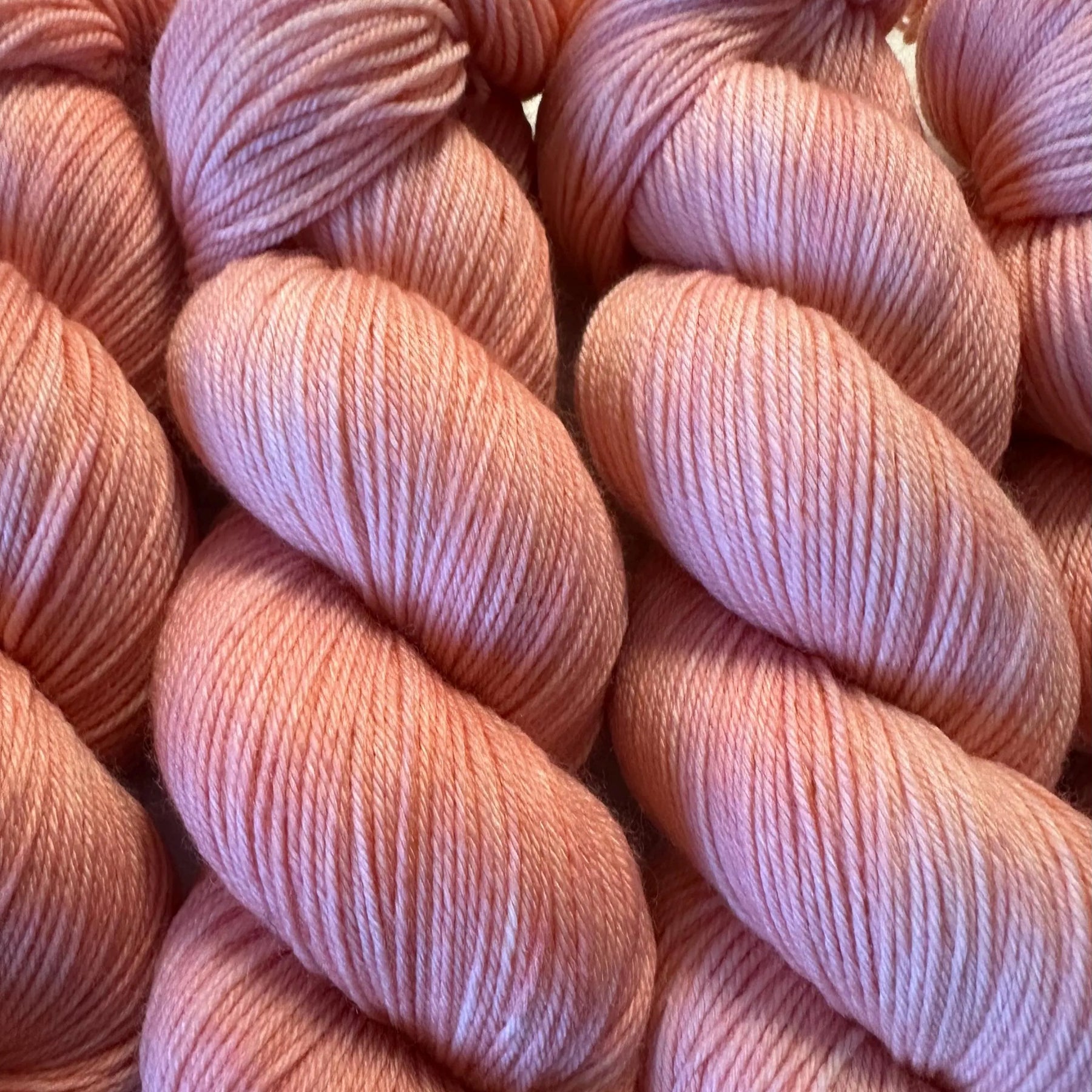 Coral - 4ply Deluxe Hand Dyed Sock Yarn