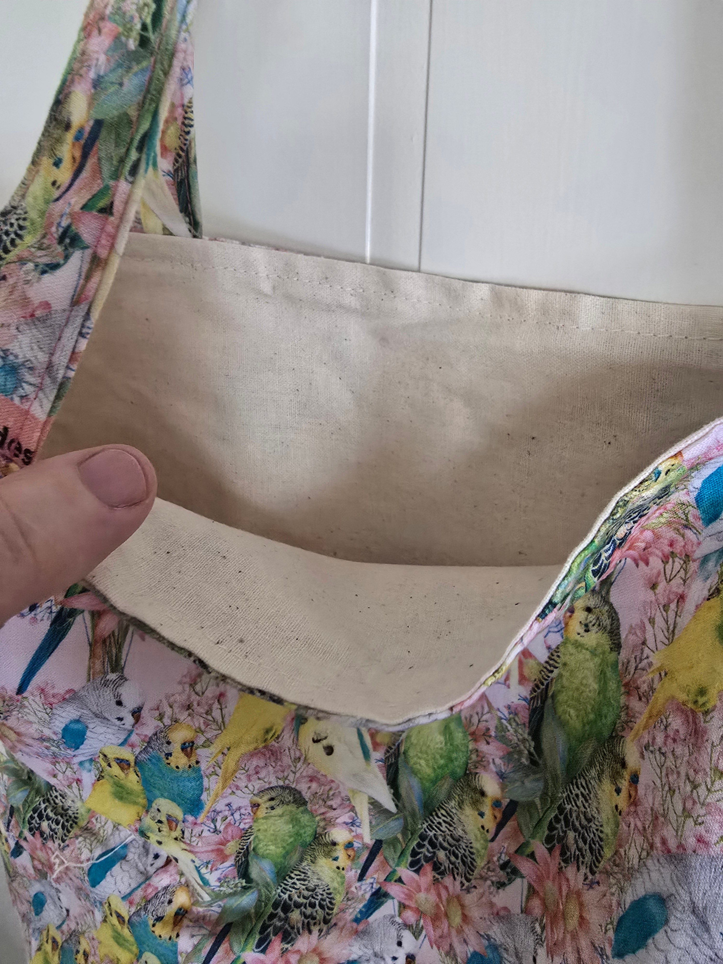 Handmade | Budgerigar | Tote Bag