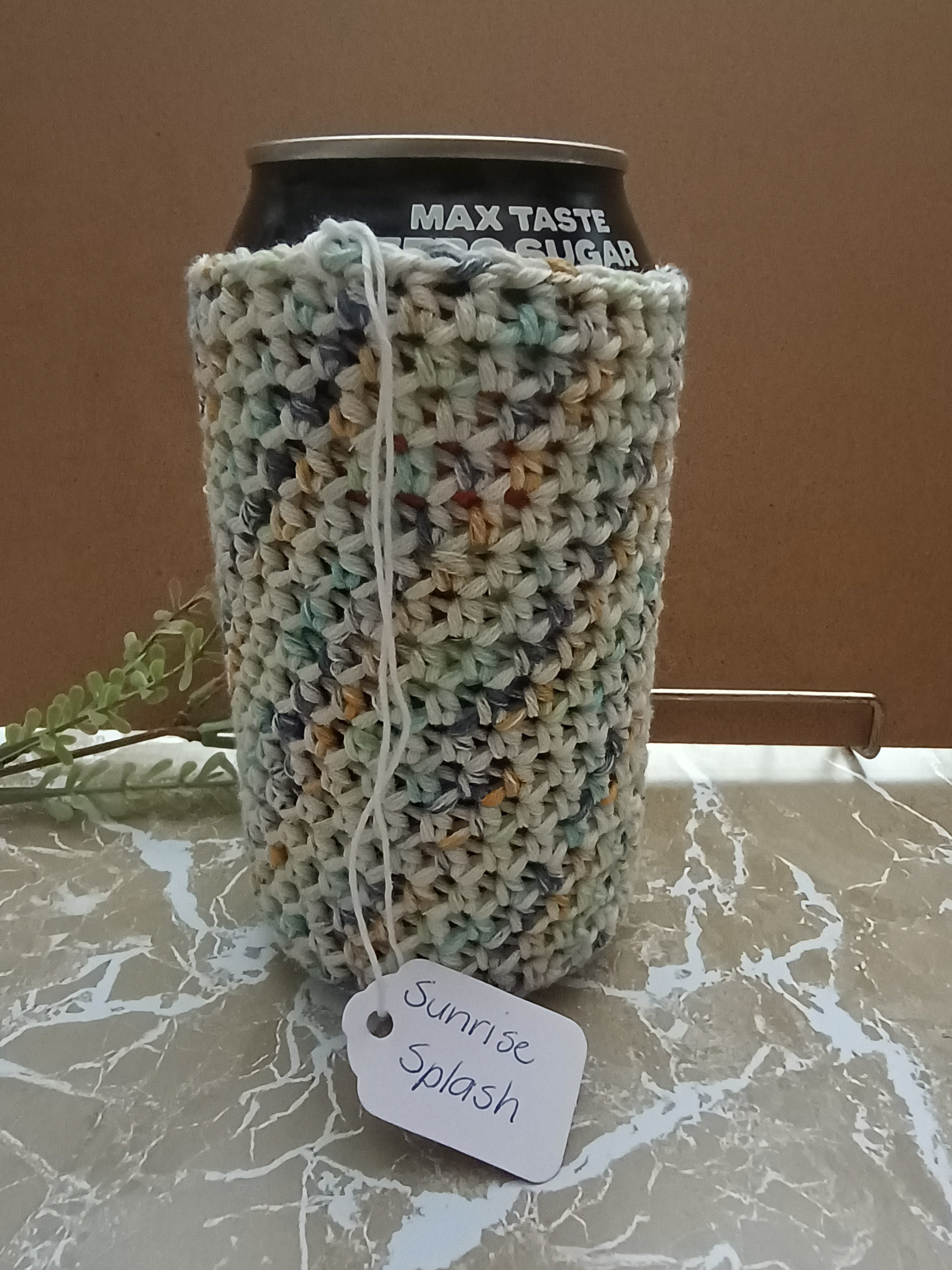 Cotton Crochet Can Cosies - Assorted Yarns