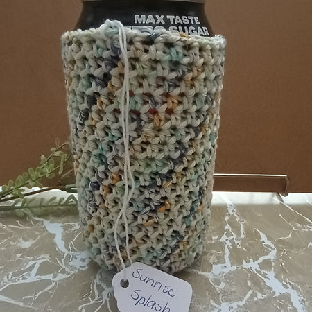 Cotton Crochet Can Cosies - Assorted Yarns