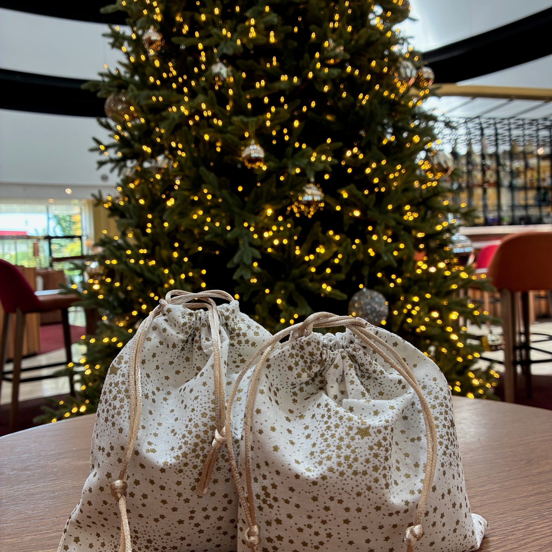 Handmade Fabric Christmas Gift Bags / reusable gift bags  | Ready to ship | FREE Postage