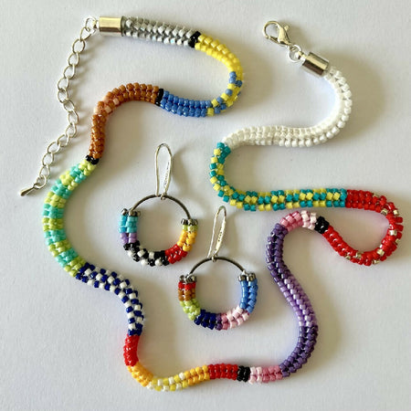 Beaded Necklace Set (Miyuki beads)