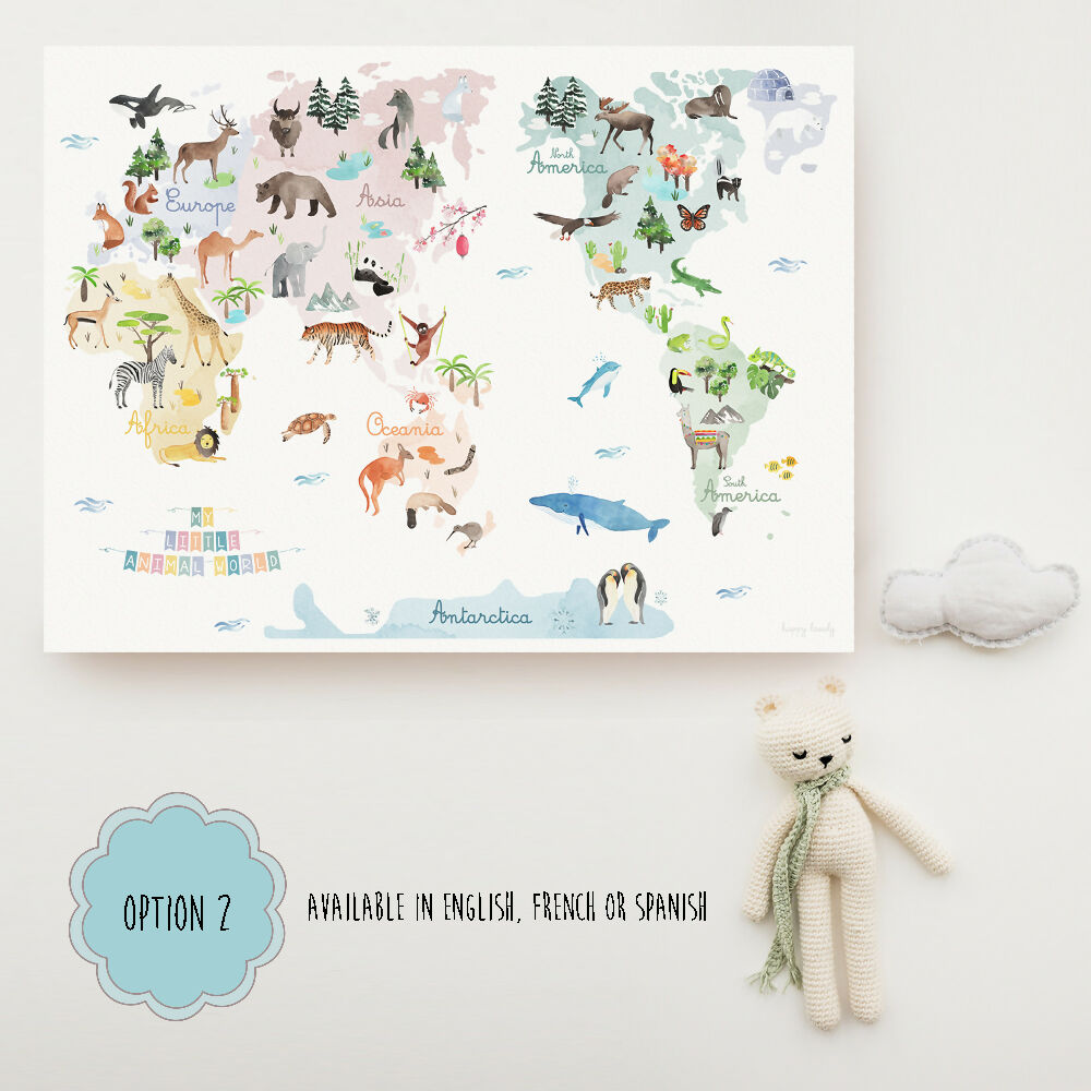 Educational-posters-world-animal-map-@happylazuly3