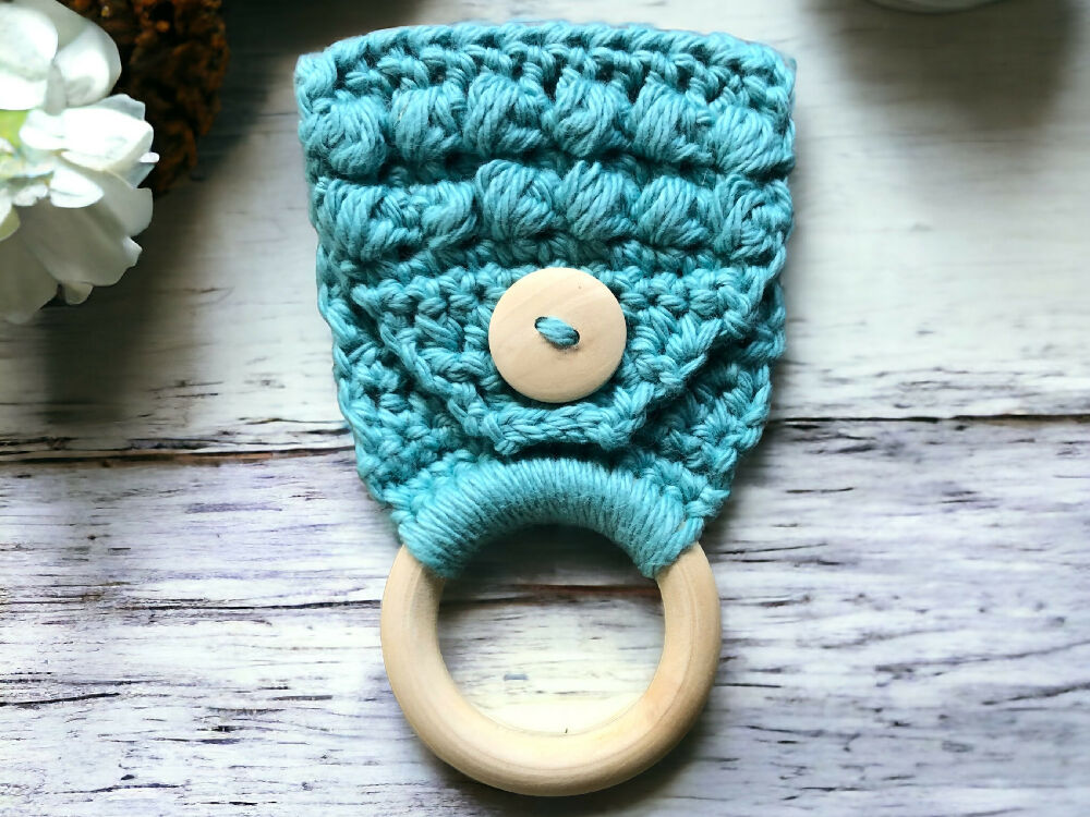 Towel Ring Light Teal