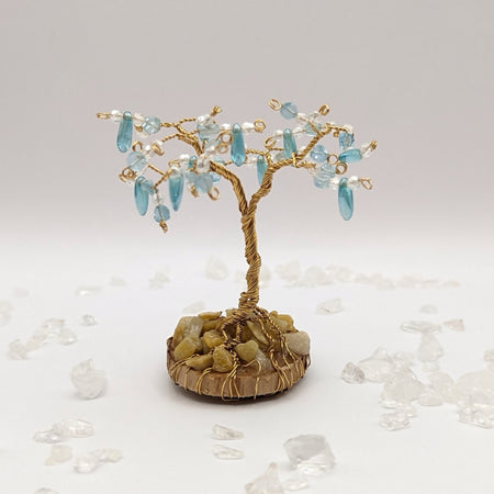Gemstone tree ~ Spirituality ~ Apatite & Yellow aventurine