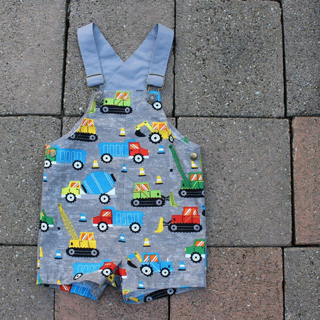 Classic Style Overalls - Size 1 - Mighty Machines