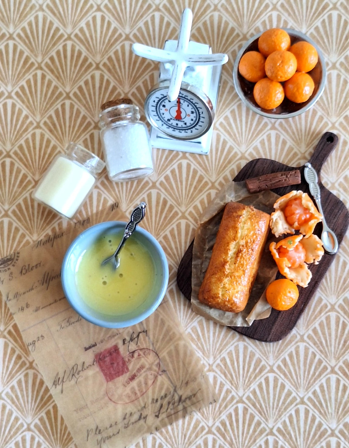 ORANGE POUND CAKE SET