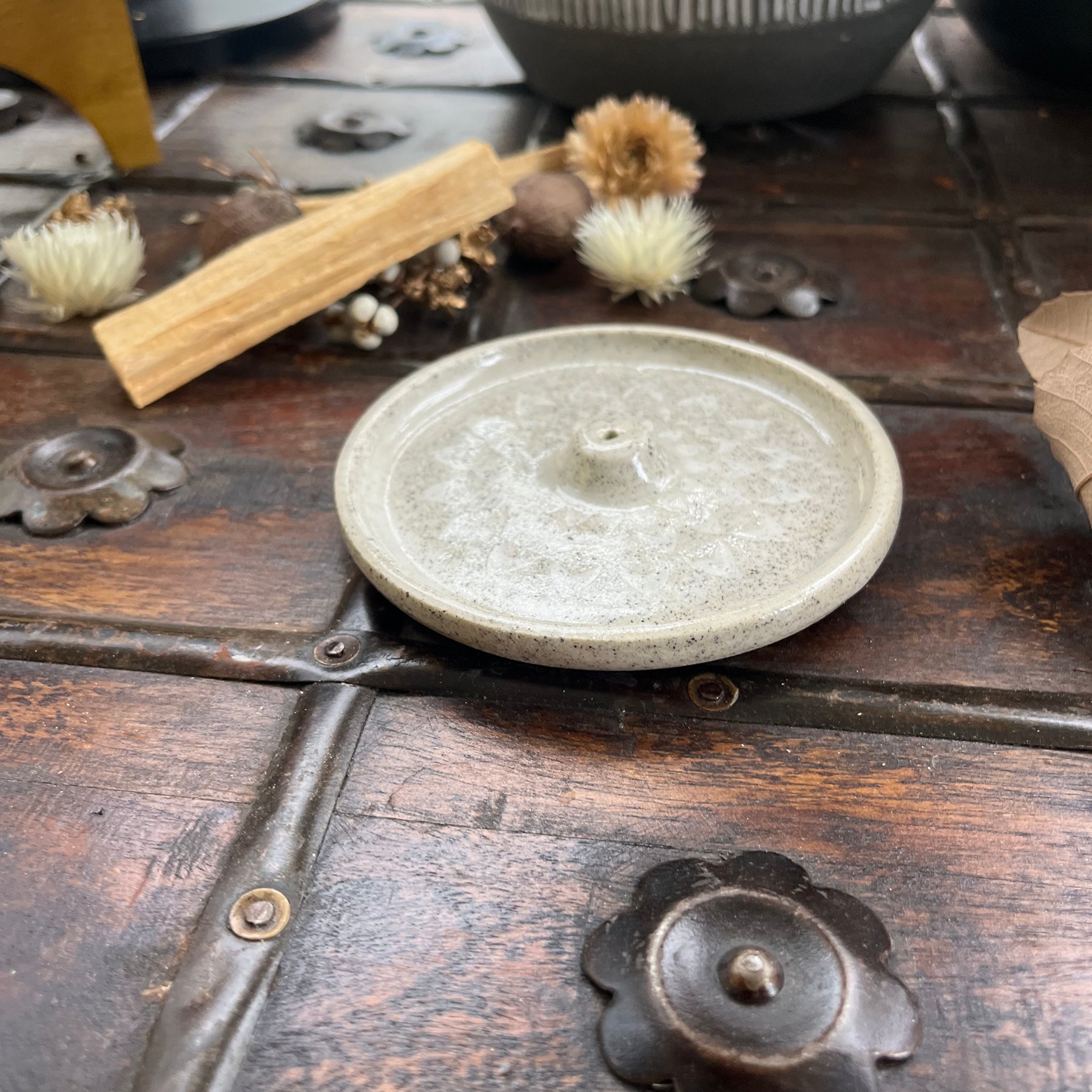White Incense Holder