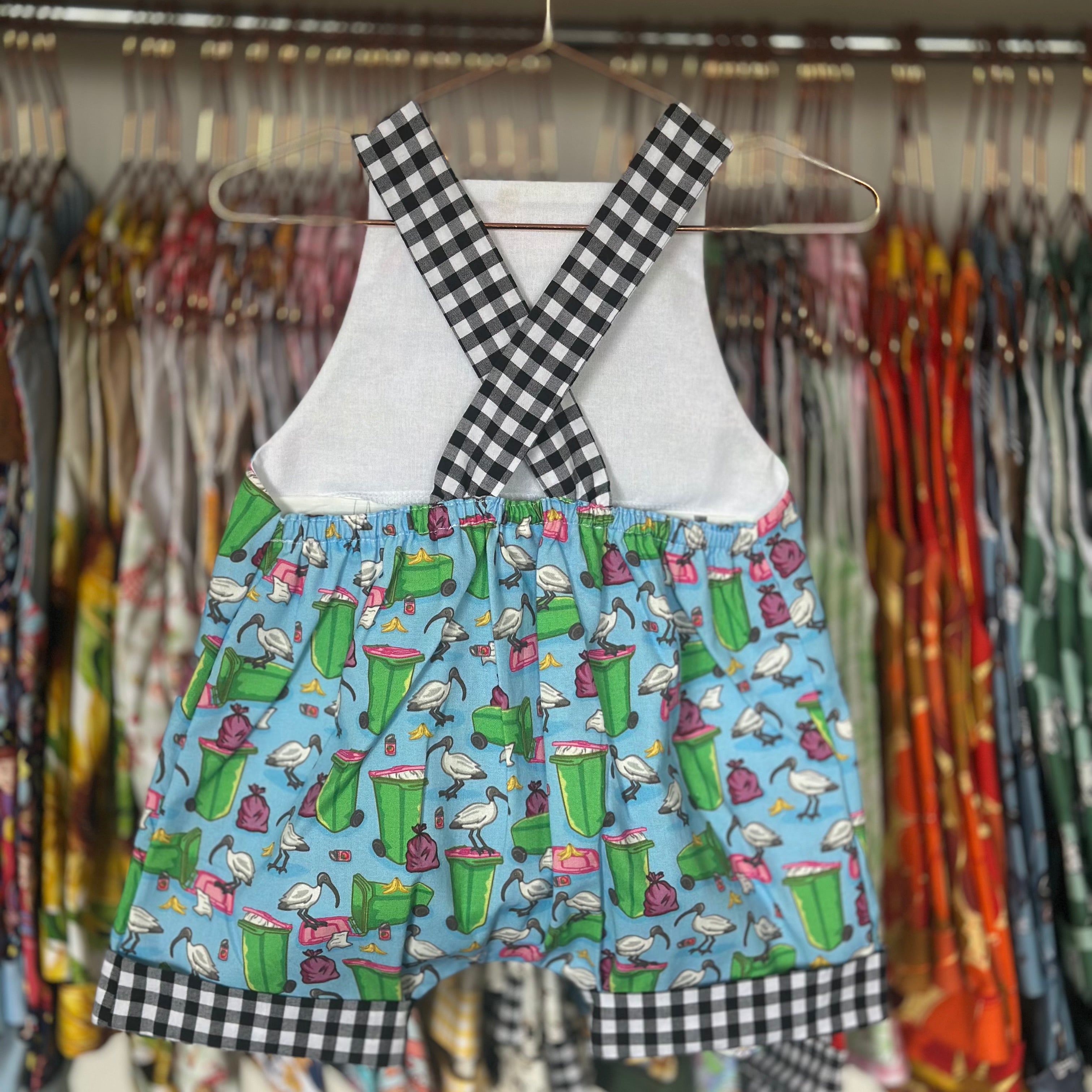 Bin Chicken Handmade Overalls | Australiana Collection