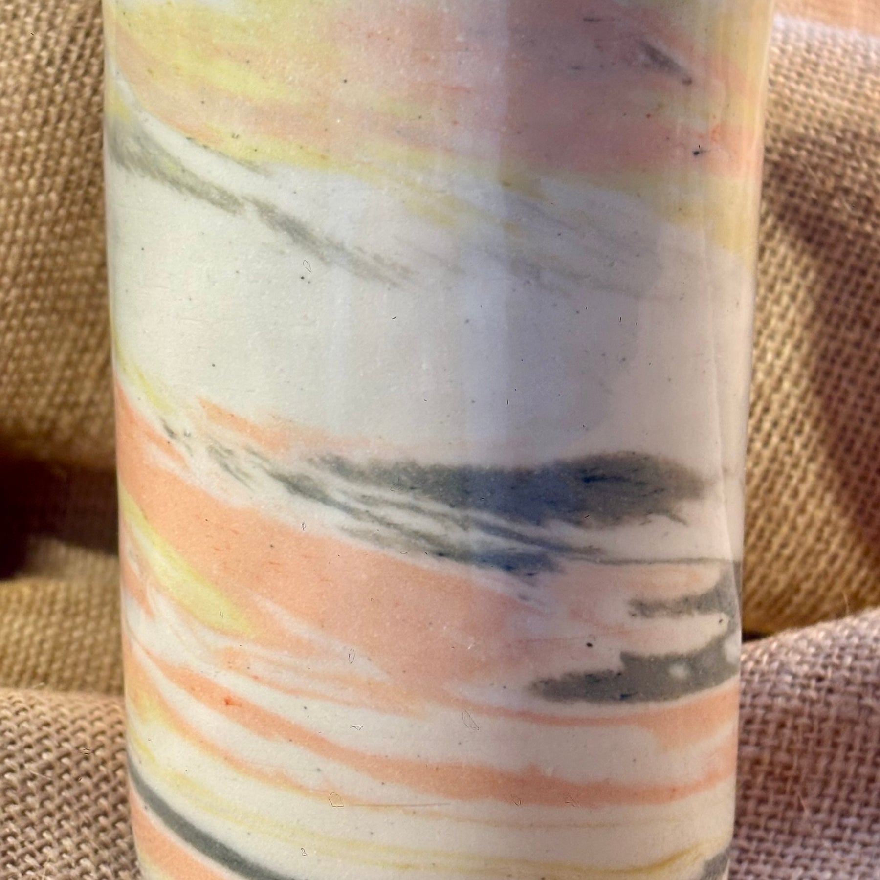 Pottery handmade tumbler