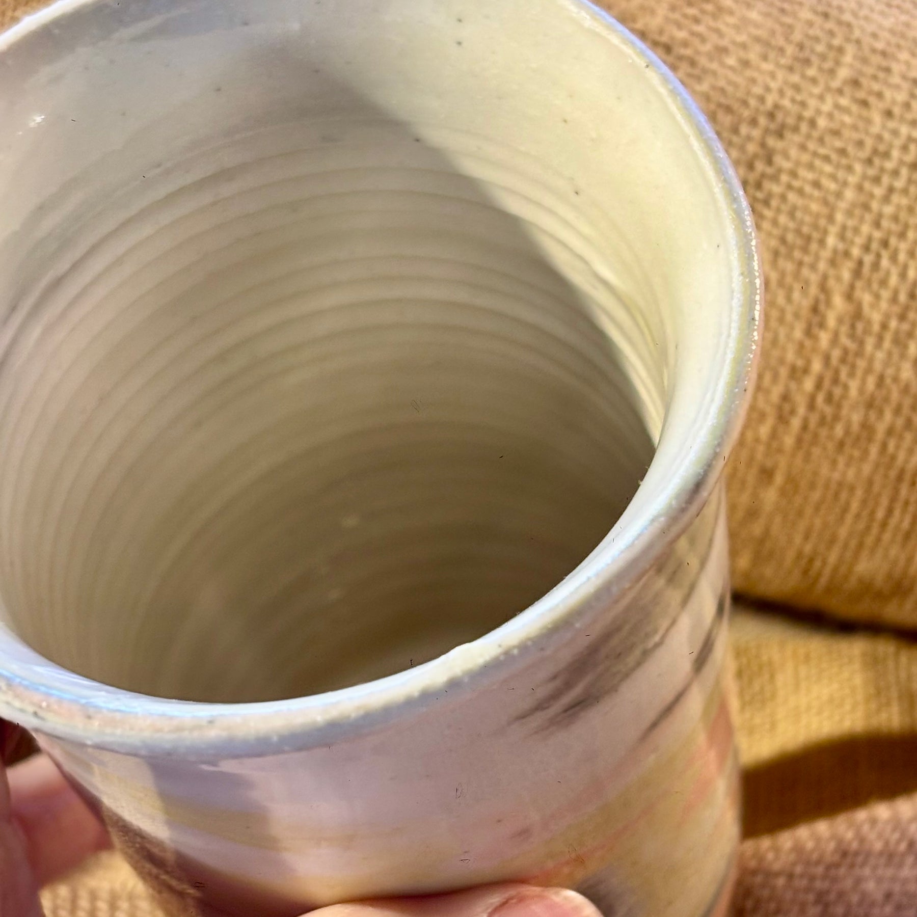 Pottery handmade tumbler