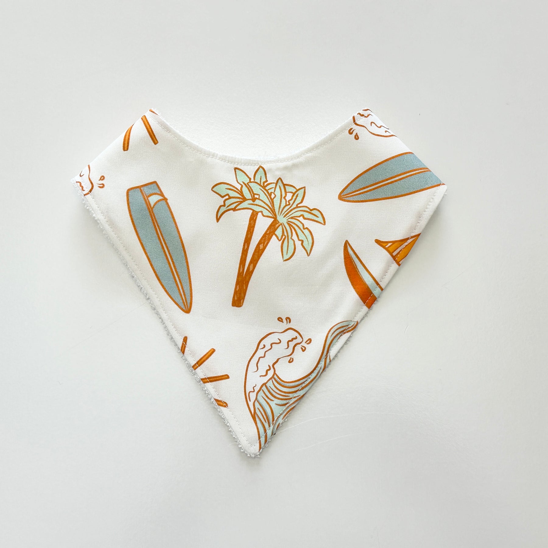 Beach time bandana bib