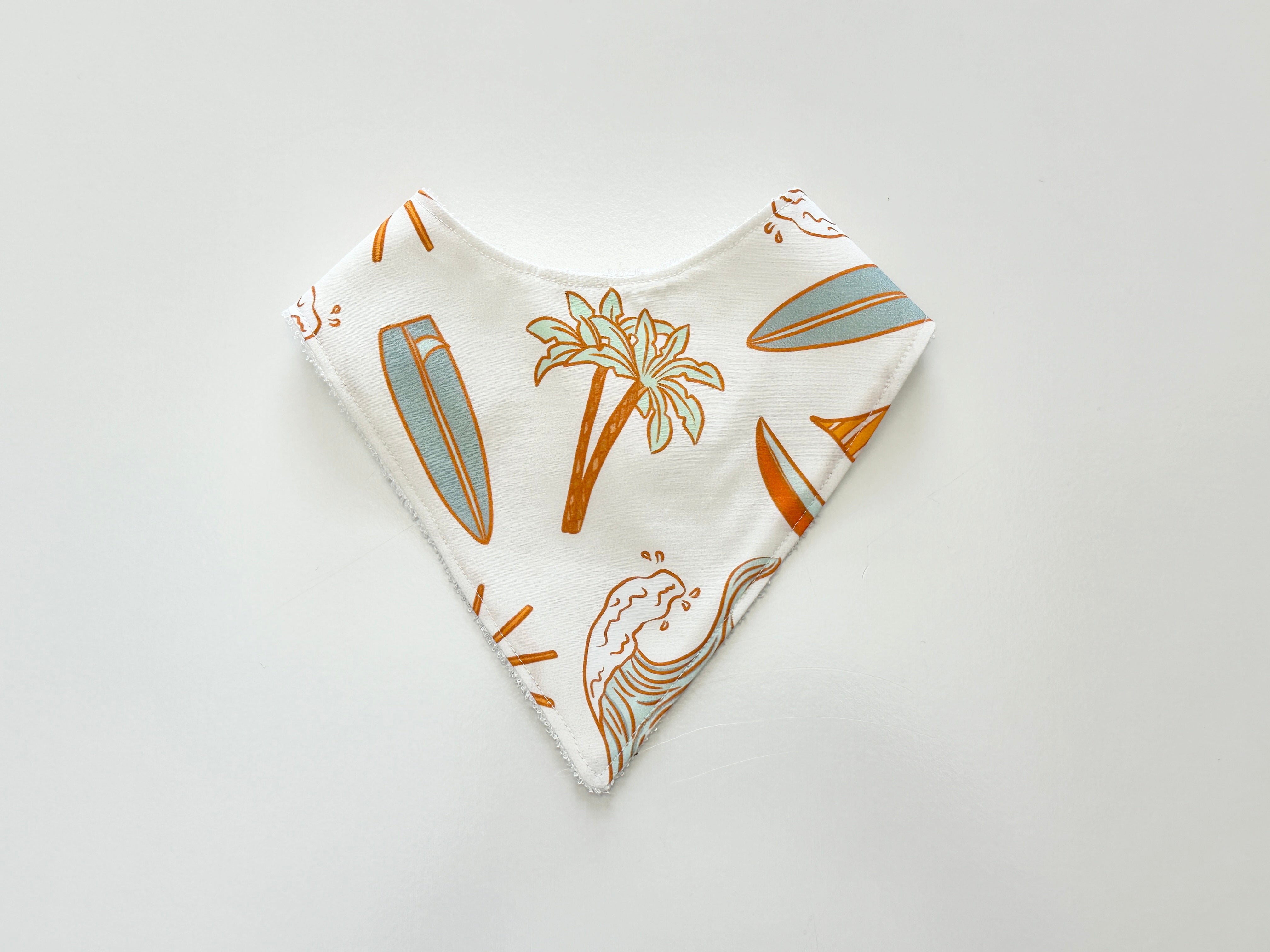 Beach time bandana bib
