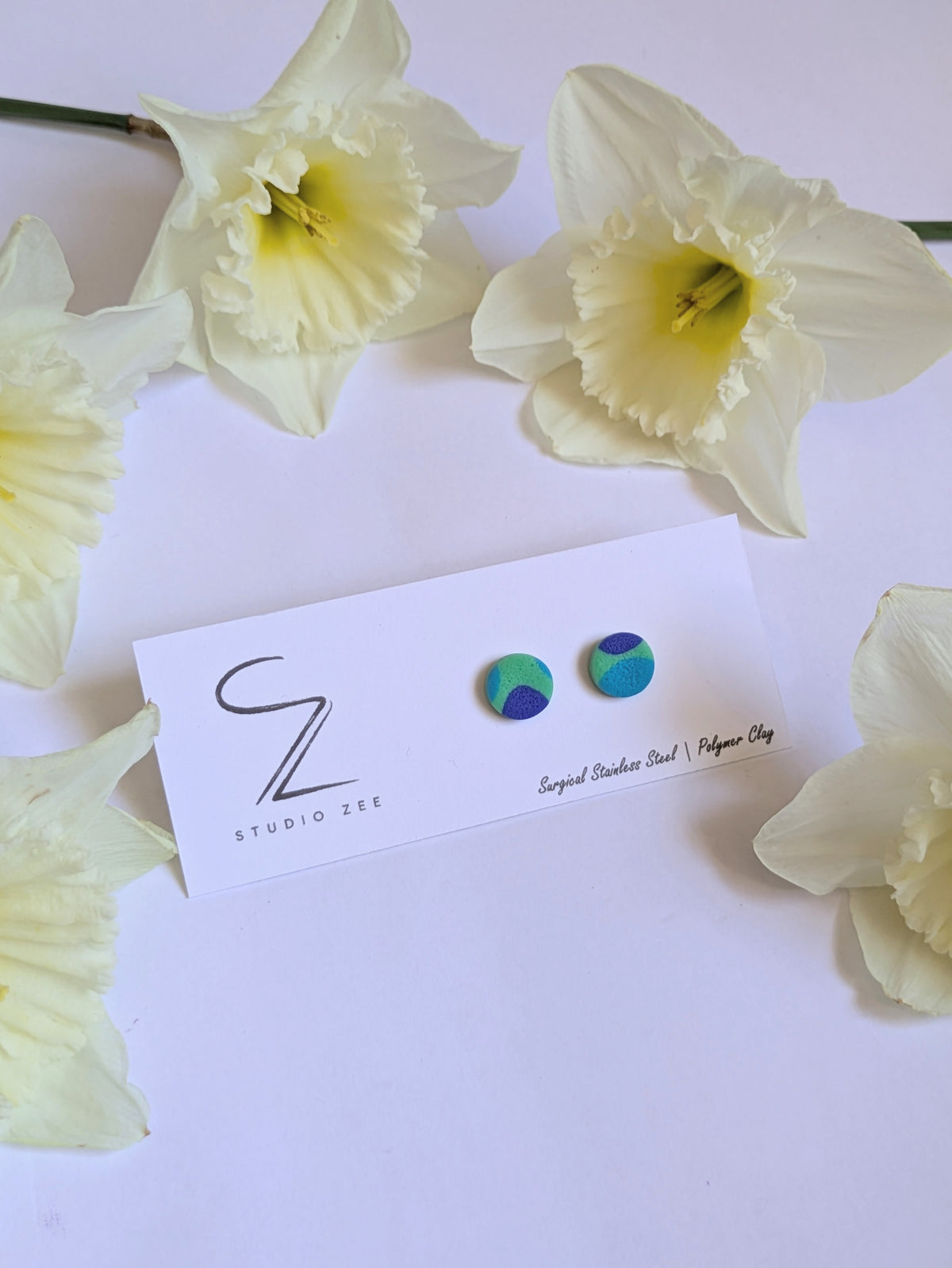 Colourful Stud Earrings