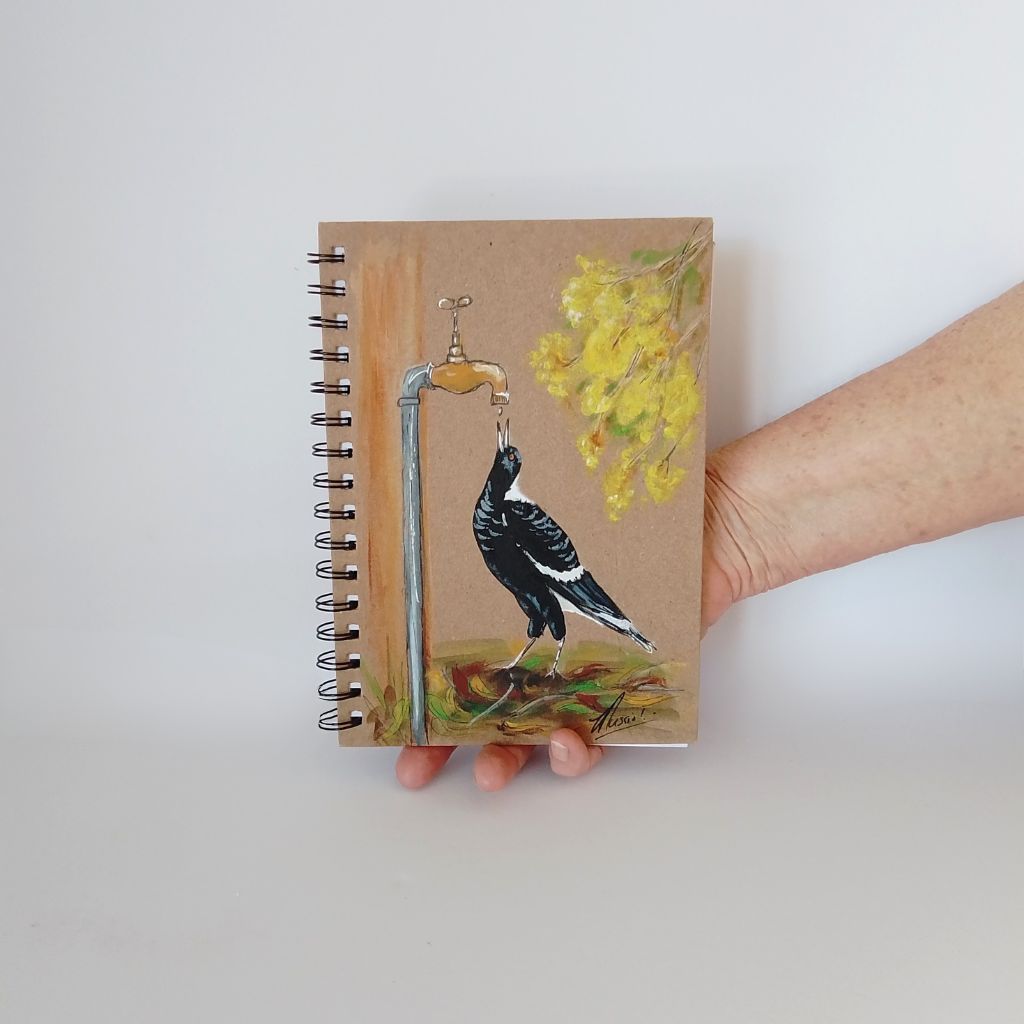 Magpie Handpainted Series of Notebooks