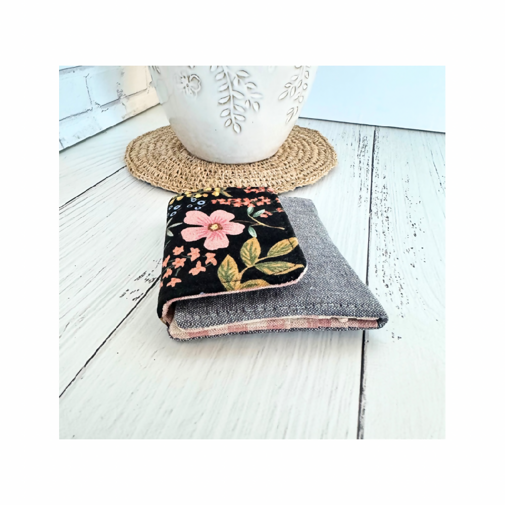 Mini Wallet - Pink Flower