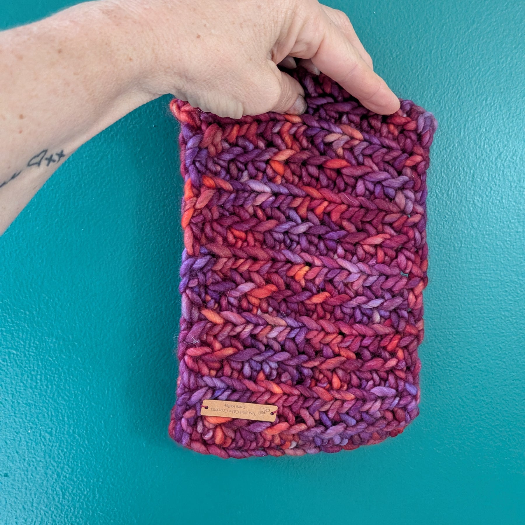 Cozy Headband Ear Warmer Sunset Colours