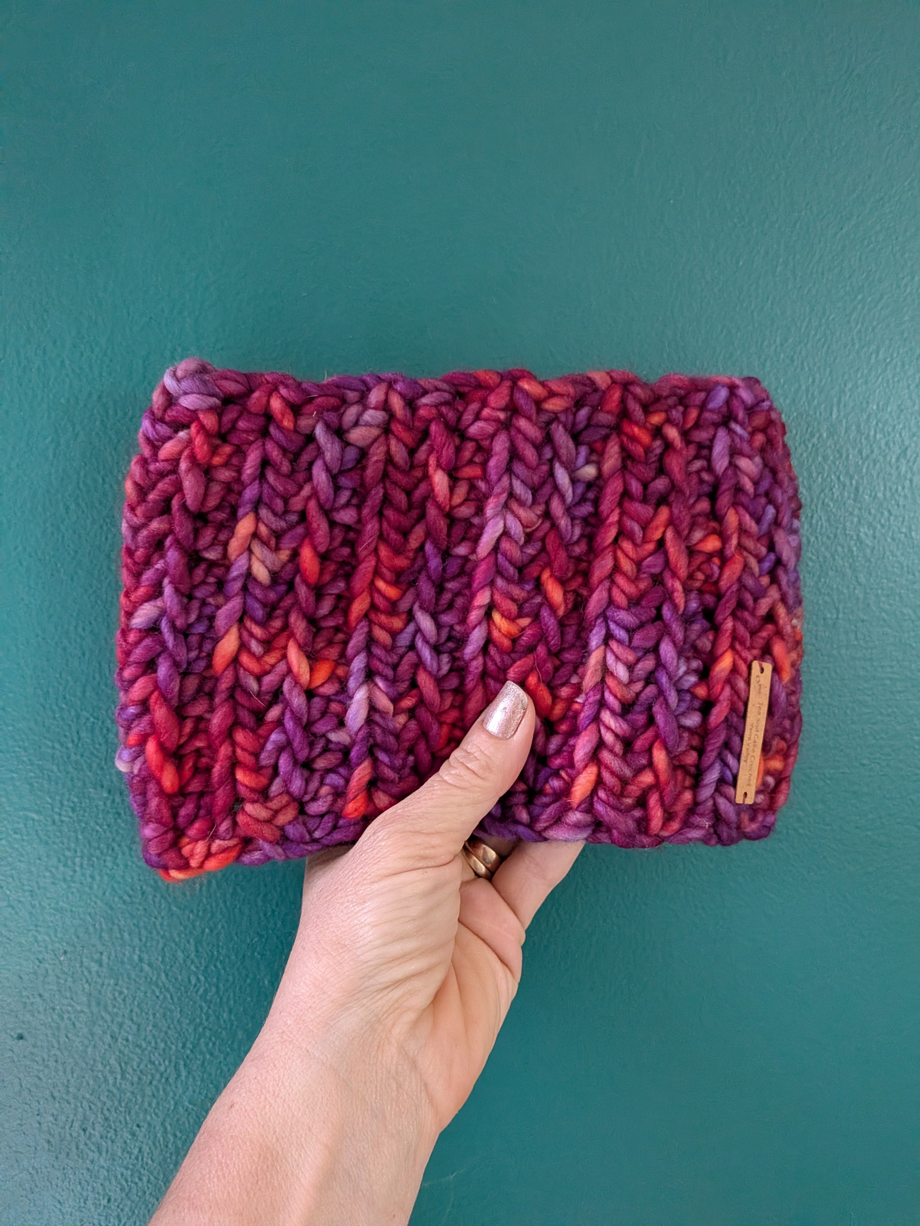 Cozy Headband Ear Warmer Sunset Colours