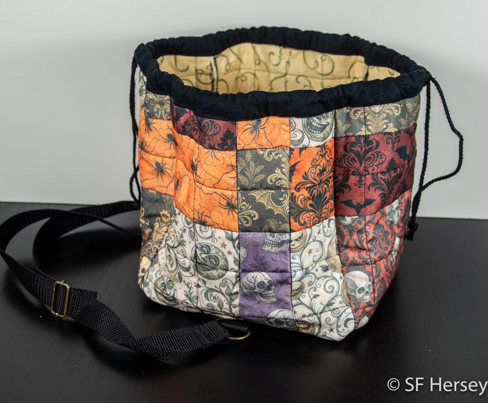 Halloween Cross-body Drawstring Sling Bag